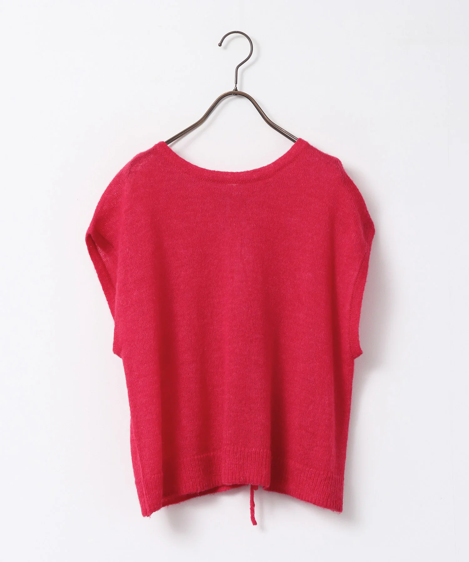 前後2WAY バックリボンシアーニット