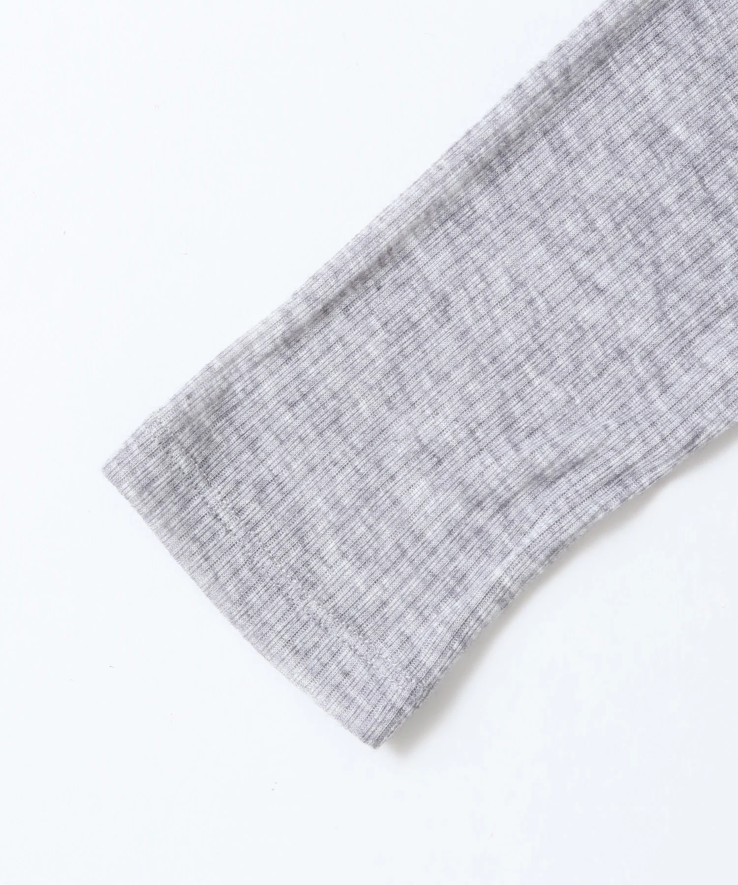 【WEB限定/別注】ランダムリブ レイヤード シアートップス