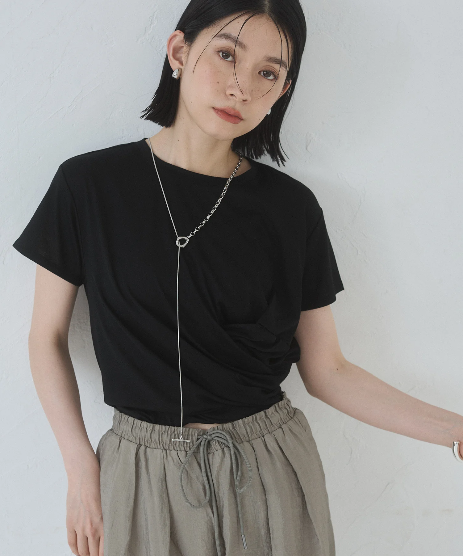 ドレープ デザイントップス