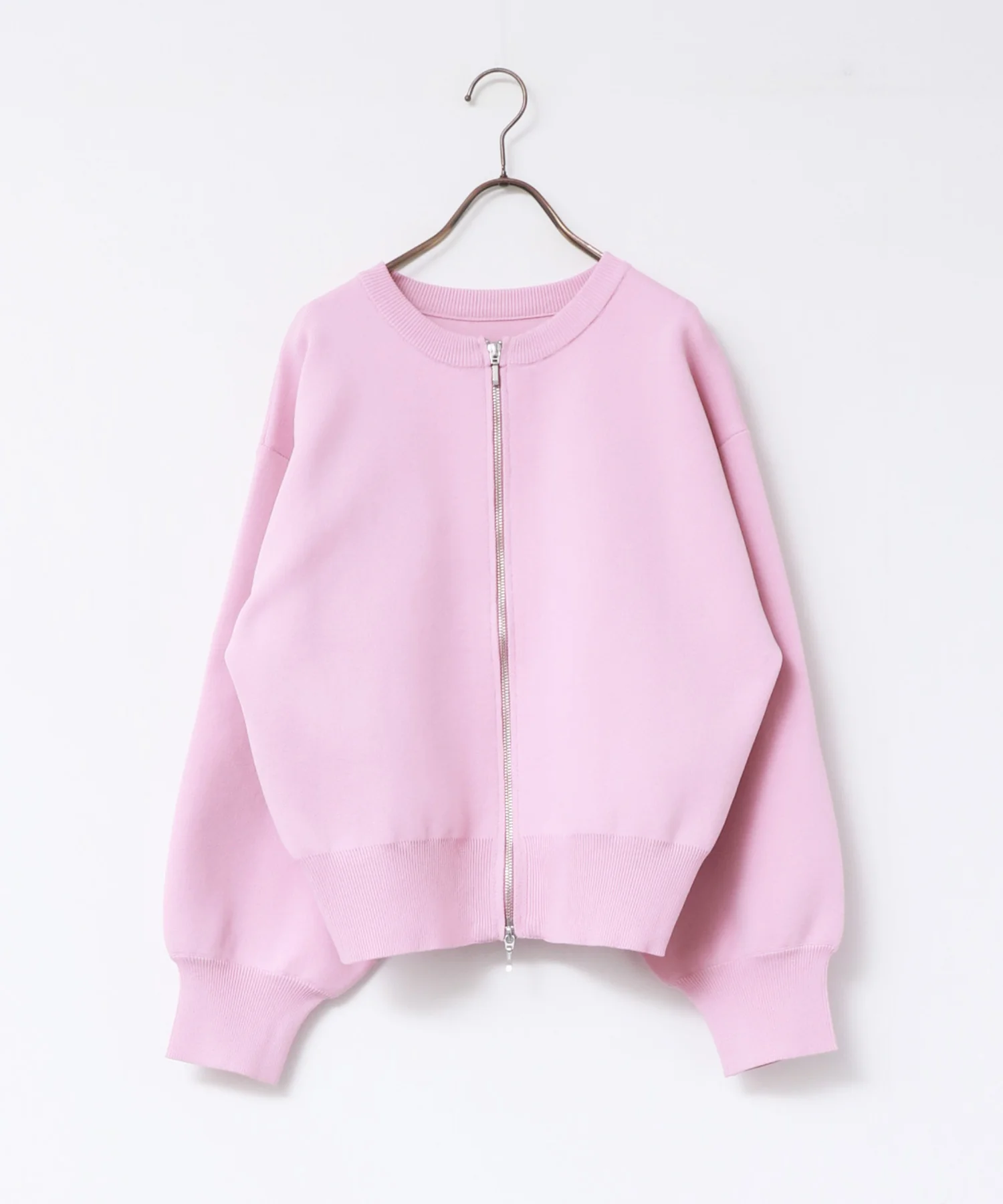 【WEB限定/別注】ジップショートカーディガン