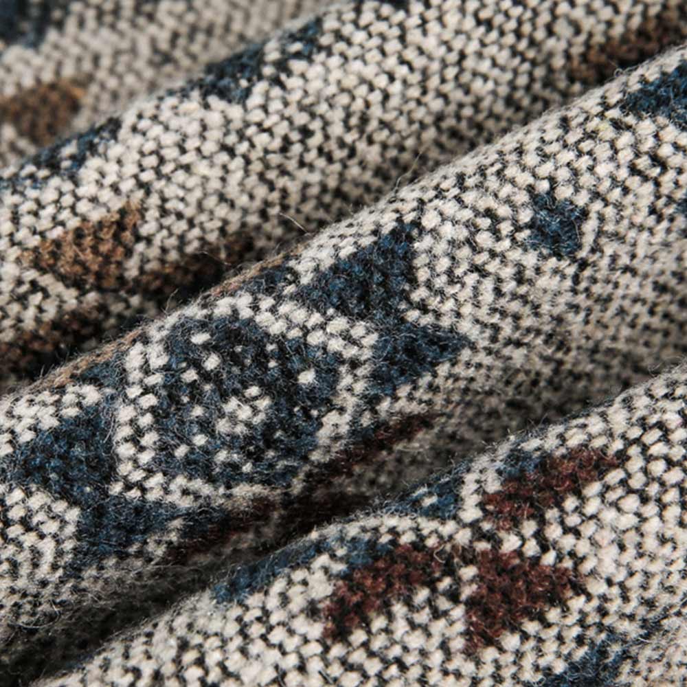 ナバホ柄ジャカード織りシャツジャケット