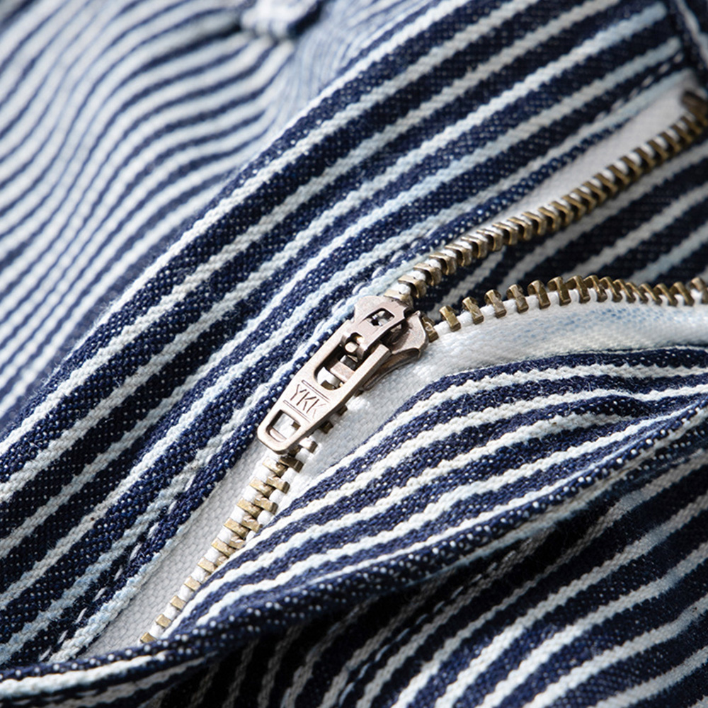 アメカジ　ストライプカーゴパンツ