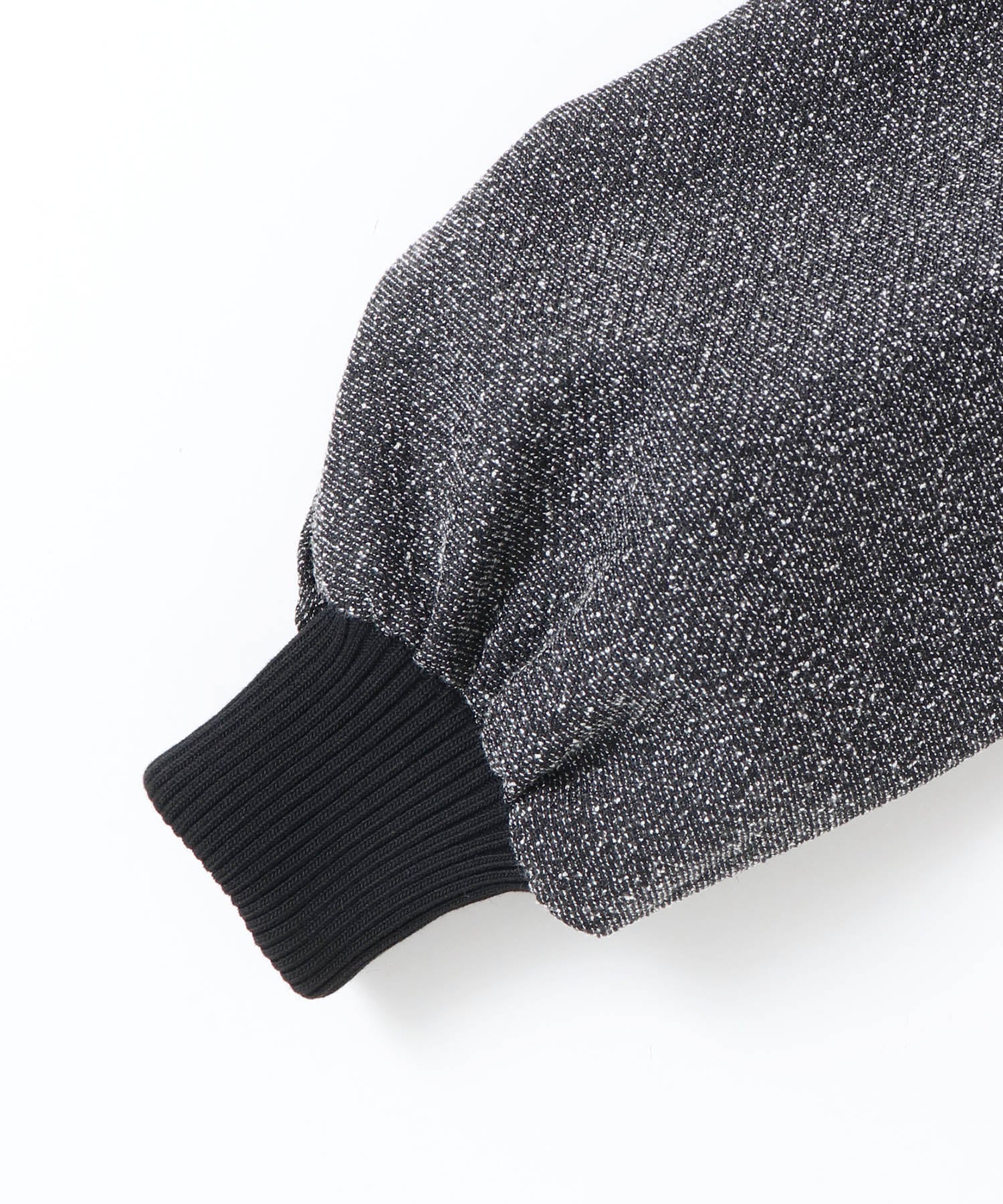 スタンドカラー ツィードブルゾン