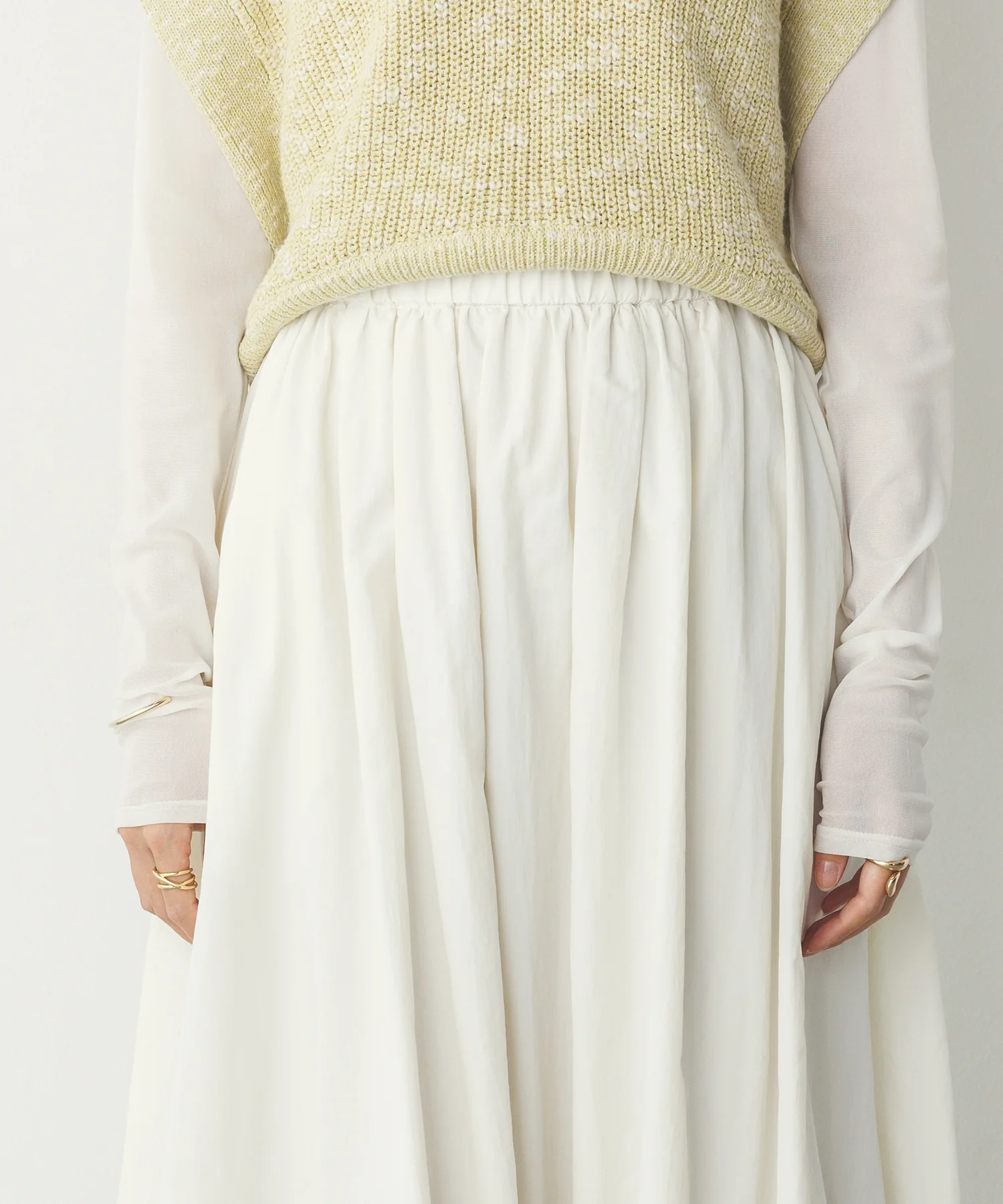 ナイロン バルーンスカート