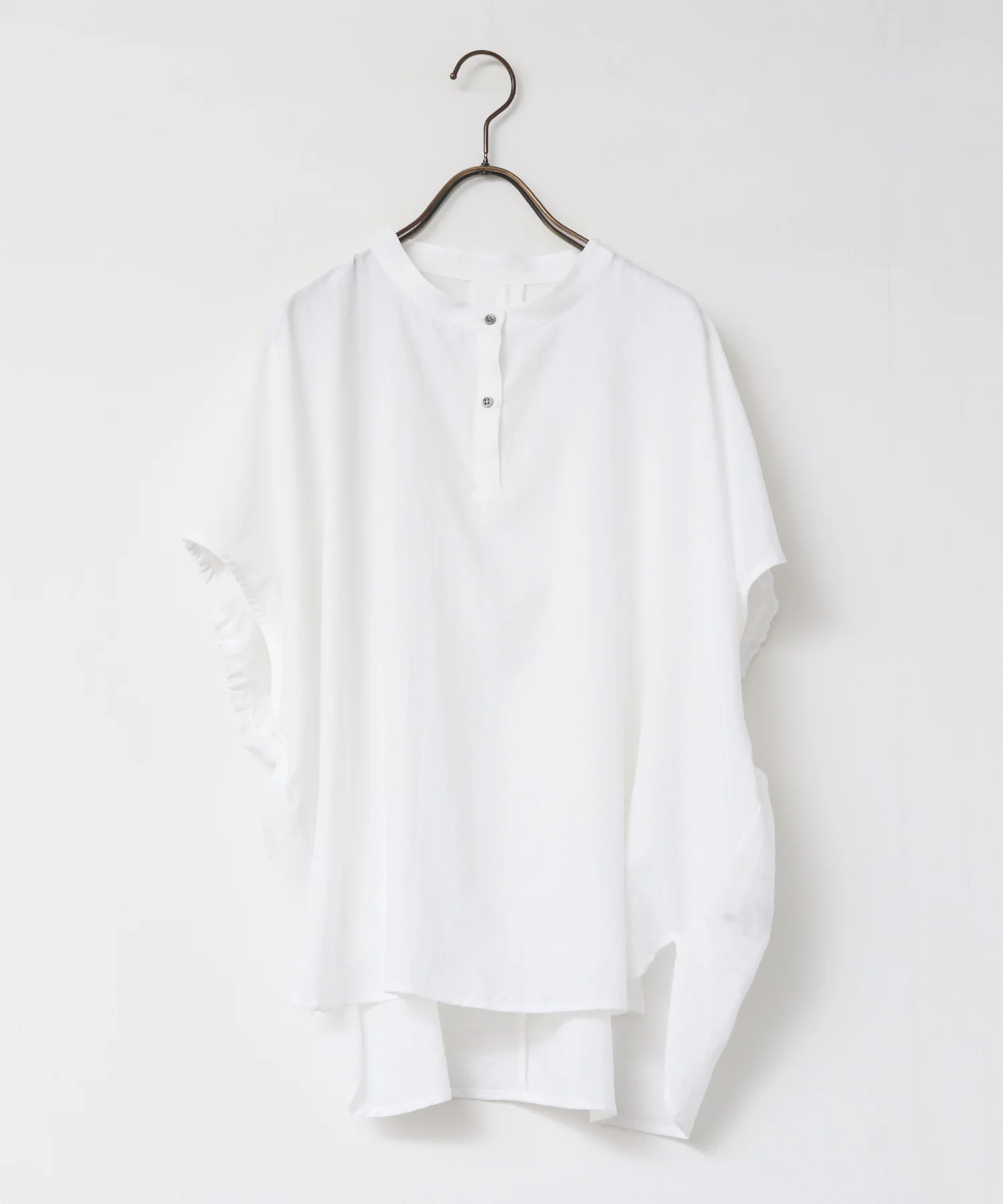 スパンローン ボリュームフレンチブラウス