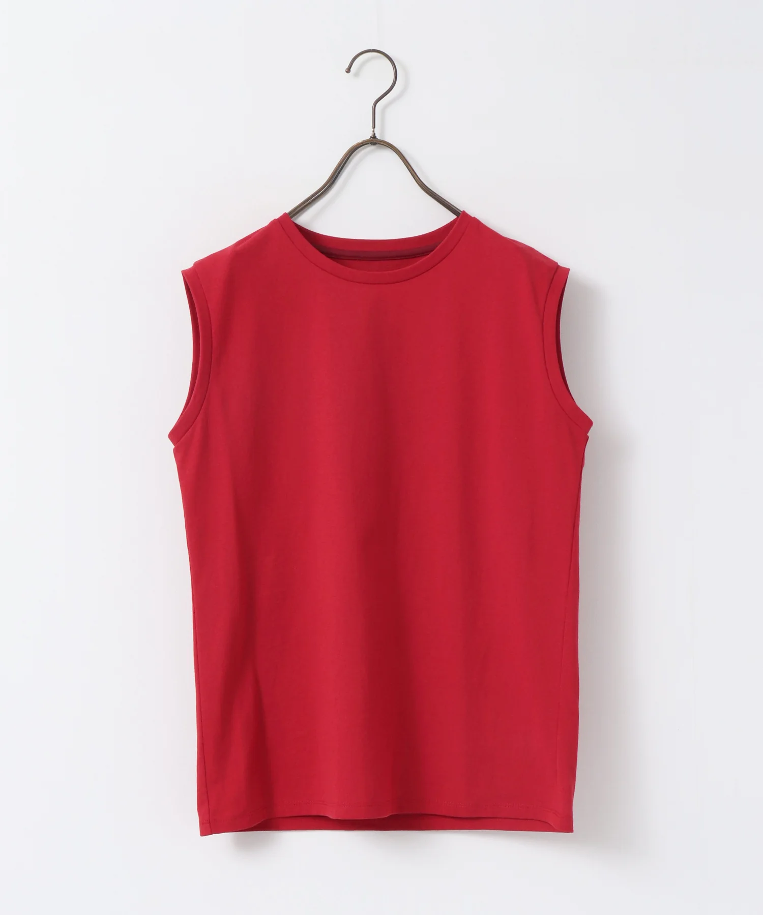 【新色追加】ベーシックノースリーブトップス