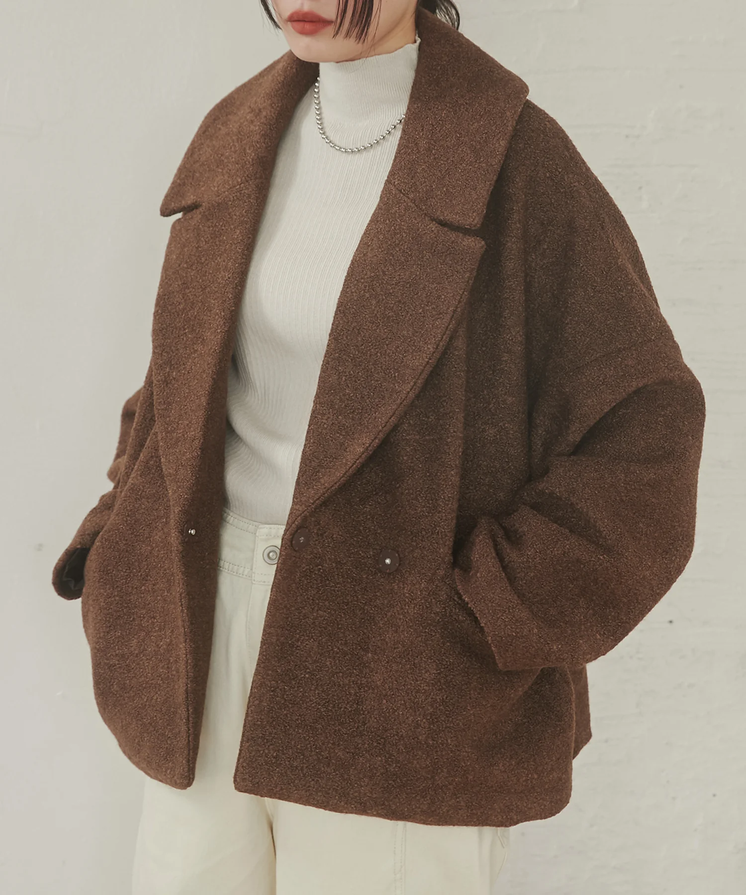 ミニブークレ オーバージャケット