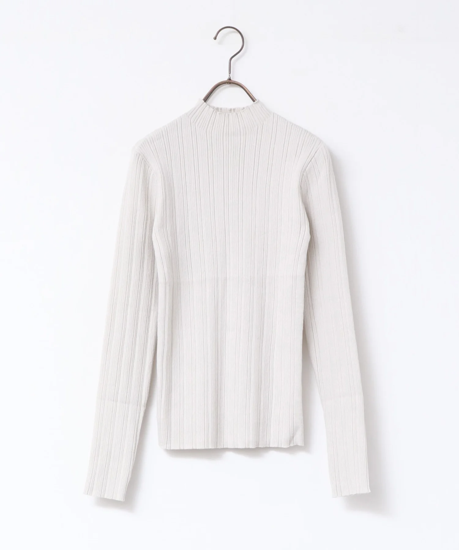 【静電気防止】やわもちヤーン ランダムリブニット