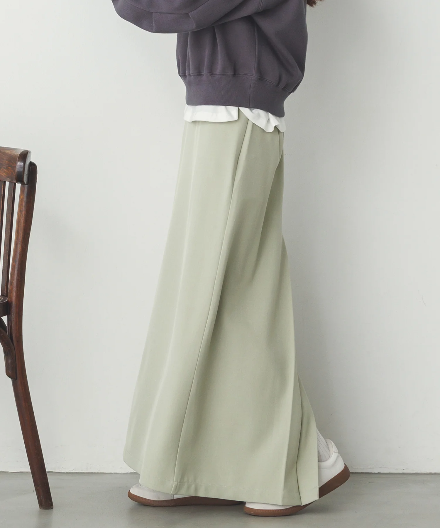 ストレッチポリツイル ナロースカート