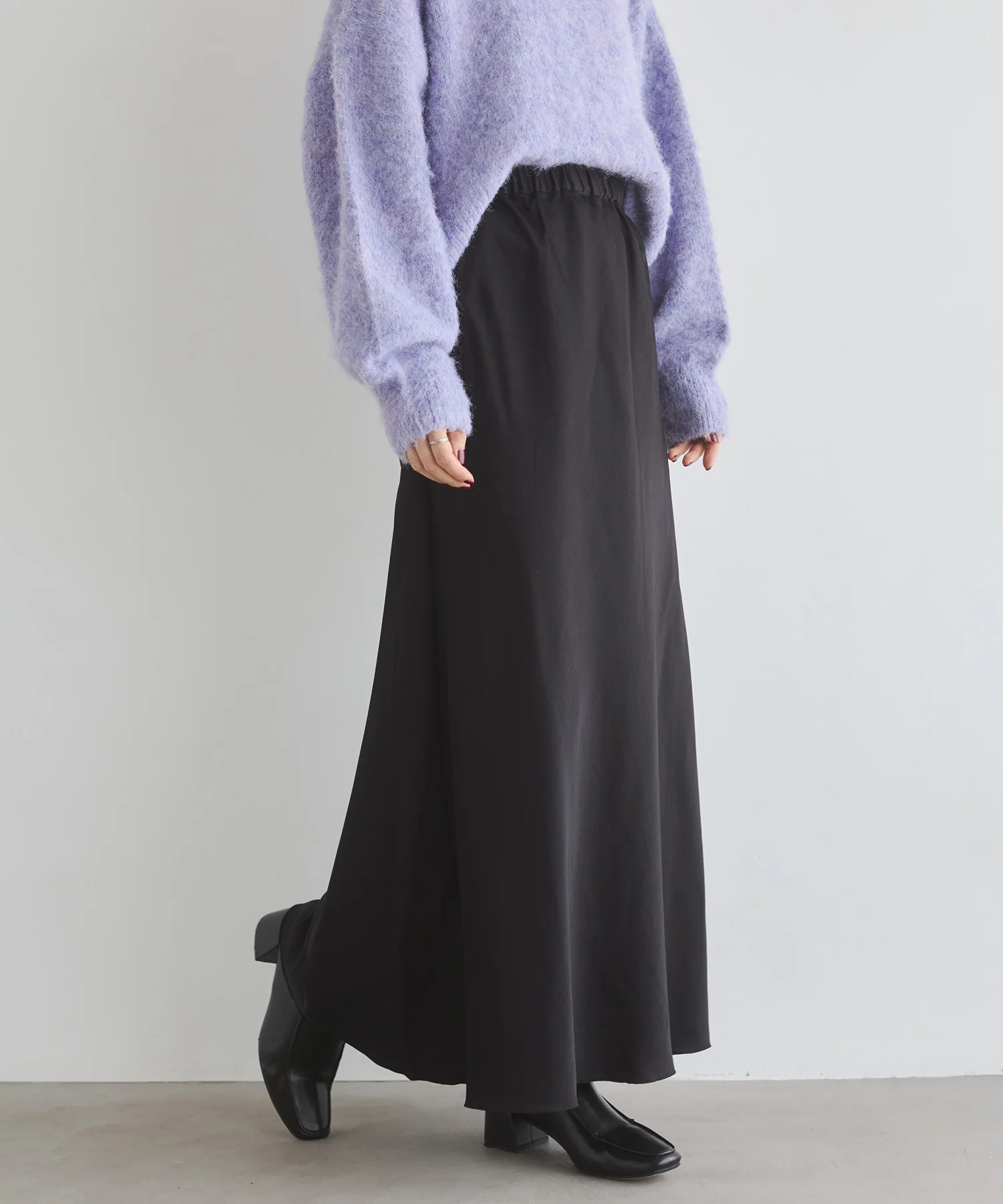 ビンテージサテン ナロースカート