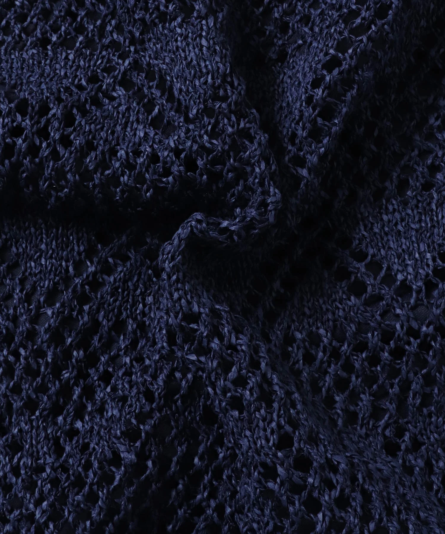 ペーパーヤーン 透かし編み ニットナロースカート