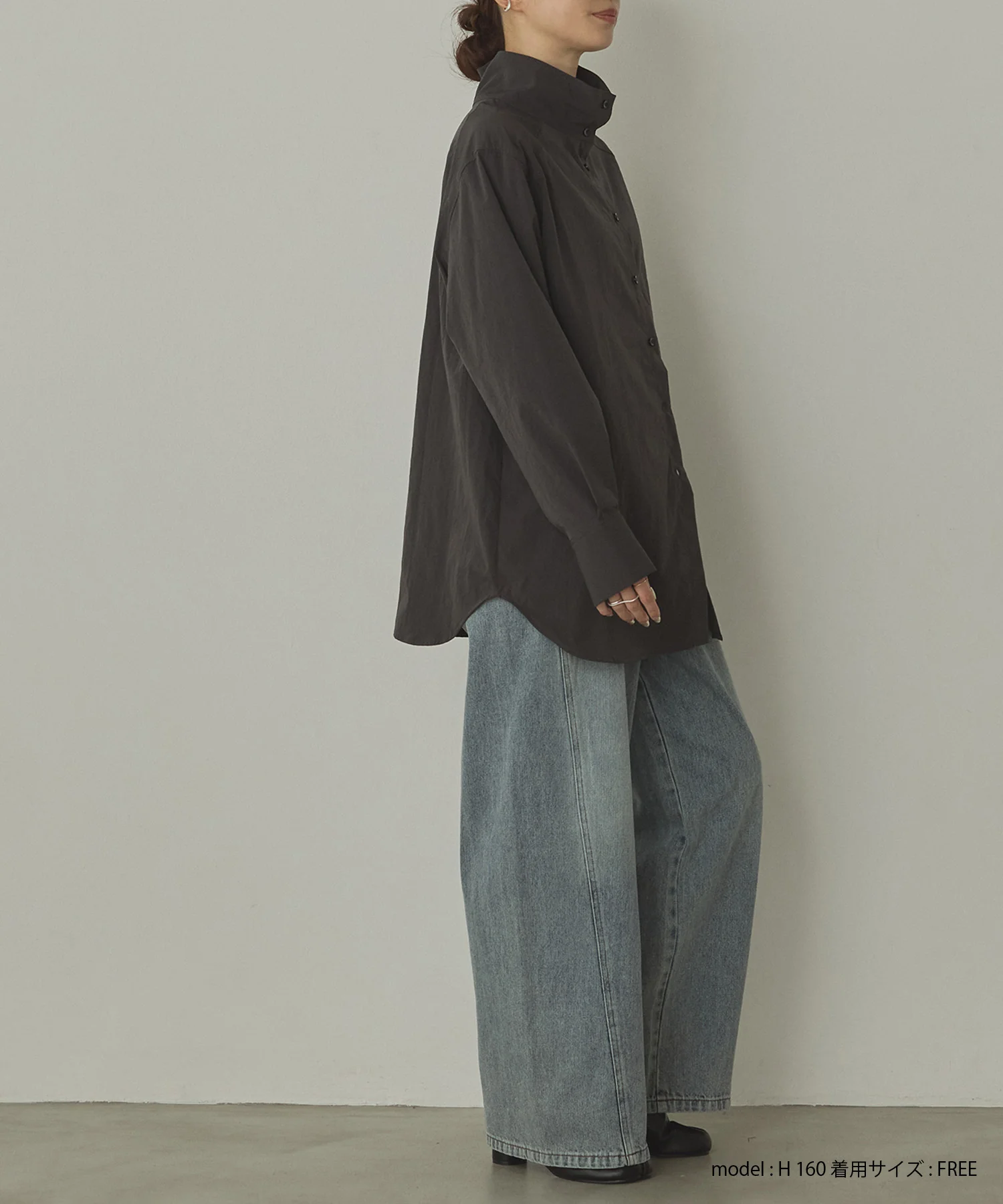 2WAY ハイネックシャツ