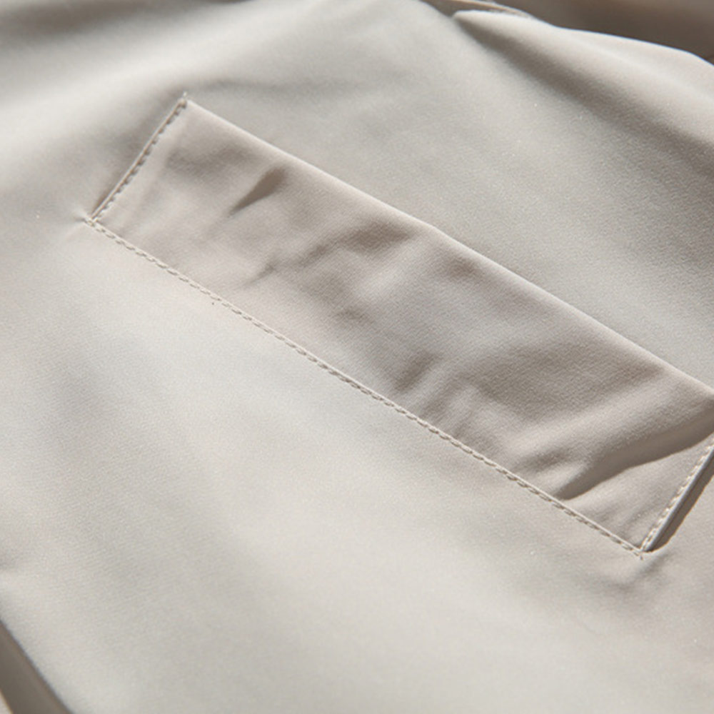 コーデュロイ切り替えブリティッシュハンティングジャケット　ミディアムロング