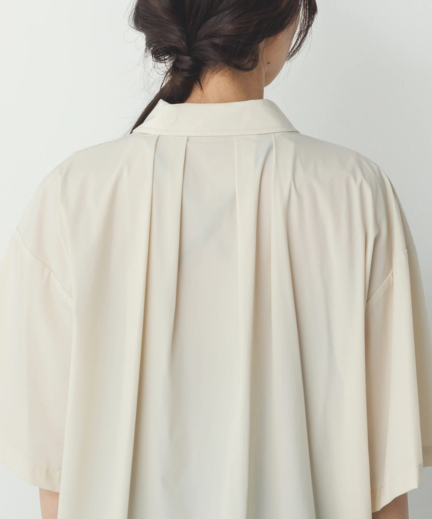 【新色追加】【接触冷感】 バックタックシャツ