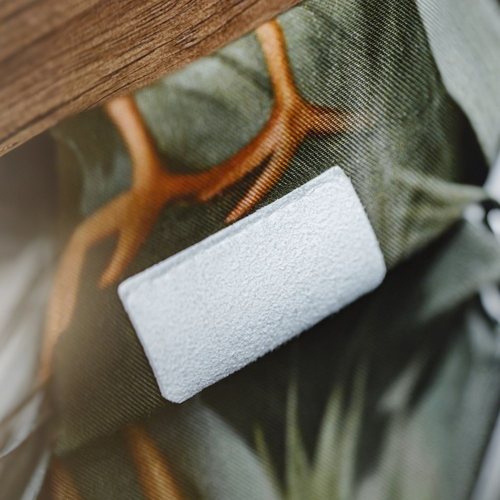 「松と鶴」プリント　シワ防止接触冷感開襟シャツ