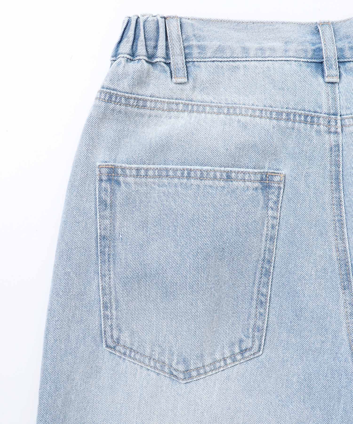 オーバーダイ デニムバギーパンツ