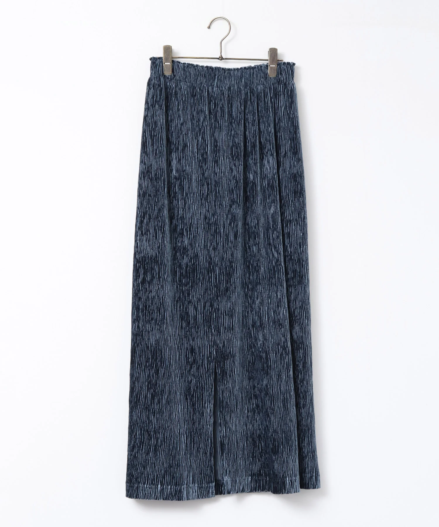 ベロアプリーツタイトスカート