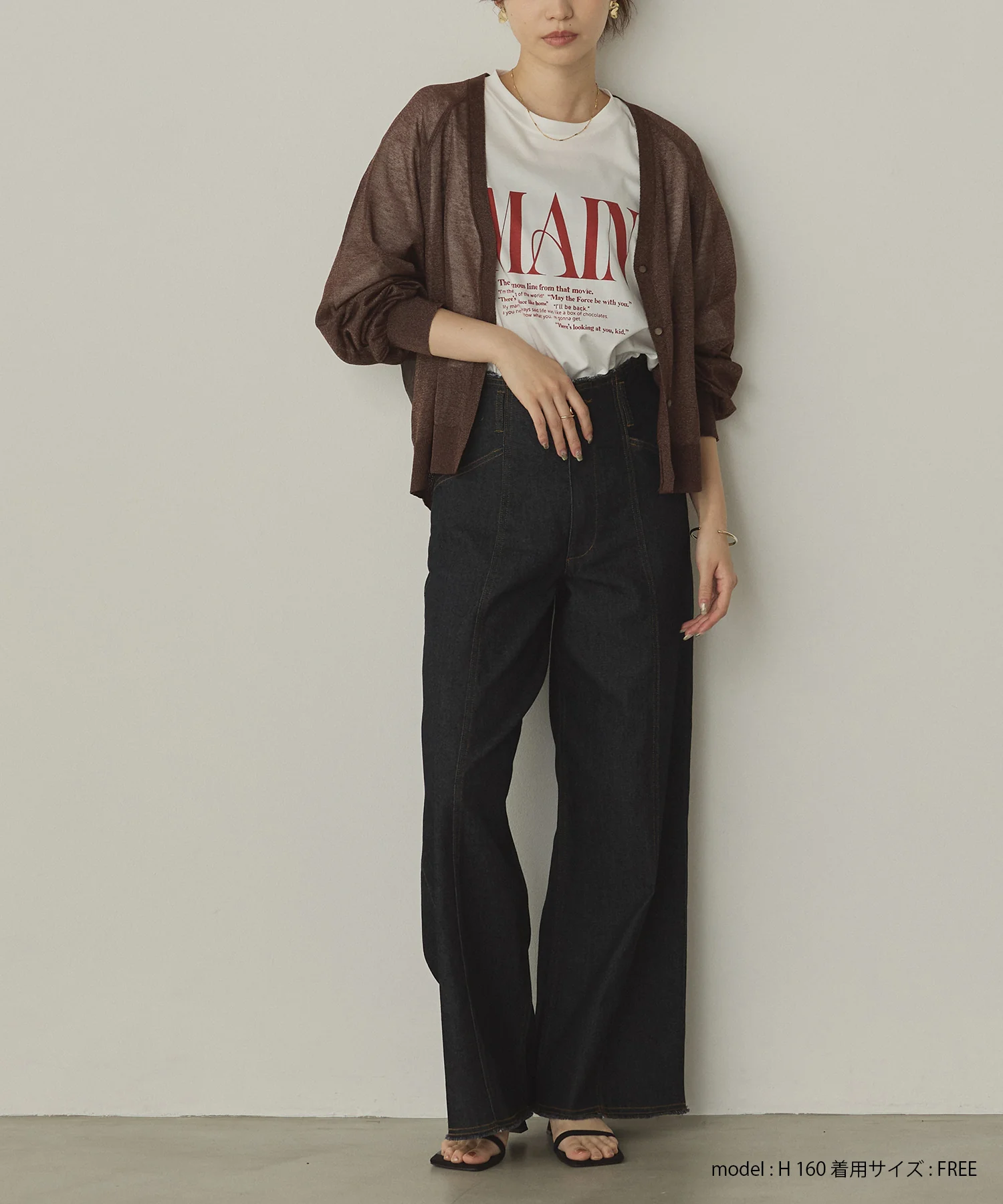 ロゴプリント 半袖T