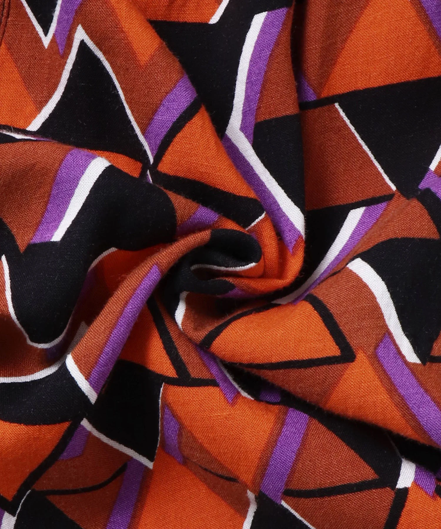 レーヨン プリントストレートパンツ