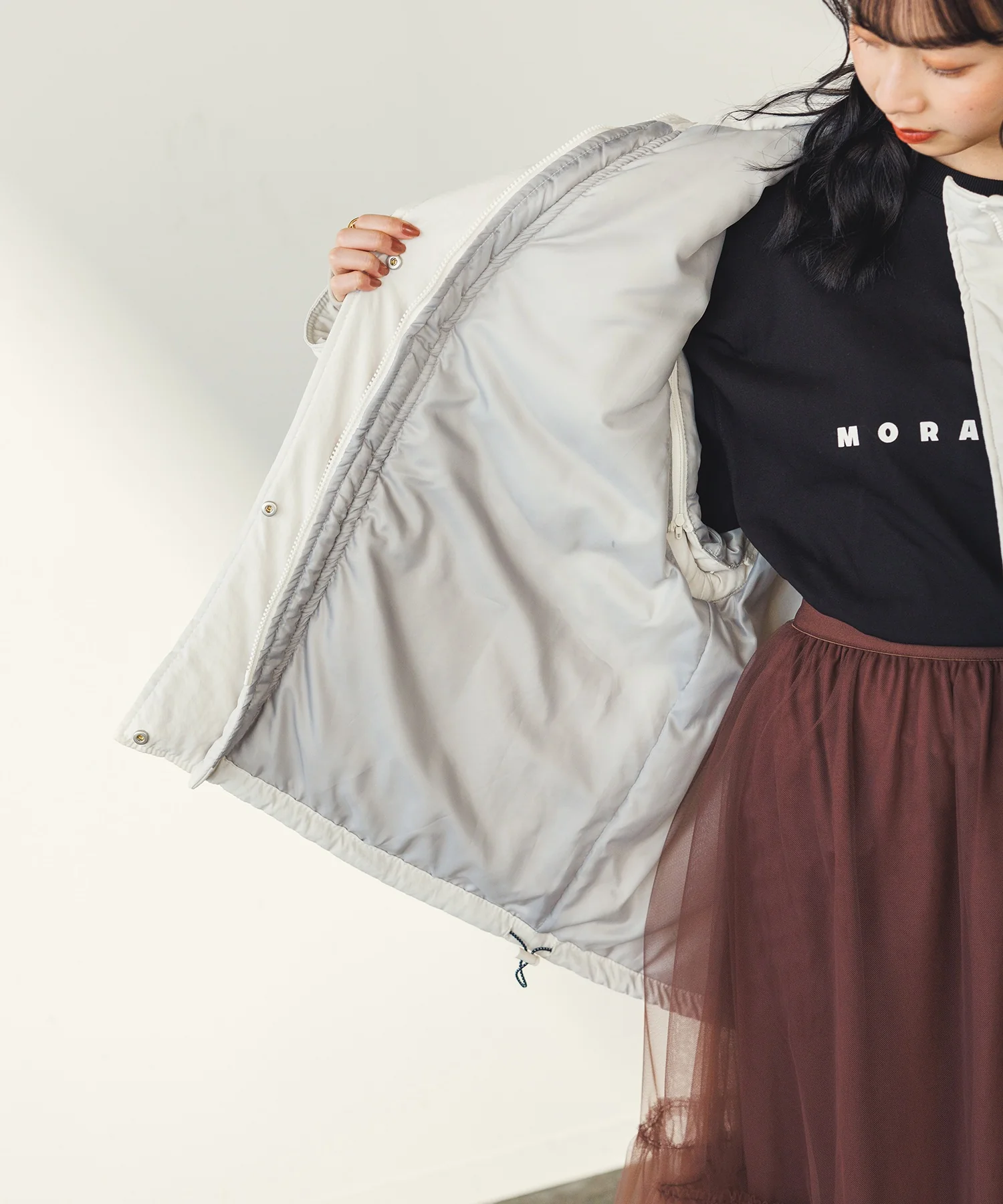 袖取り外しモッズコート