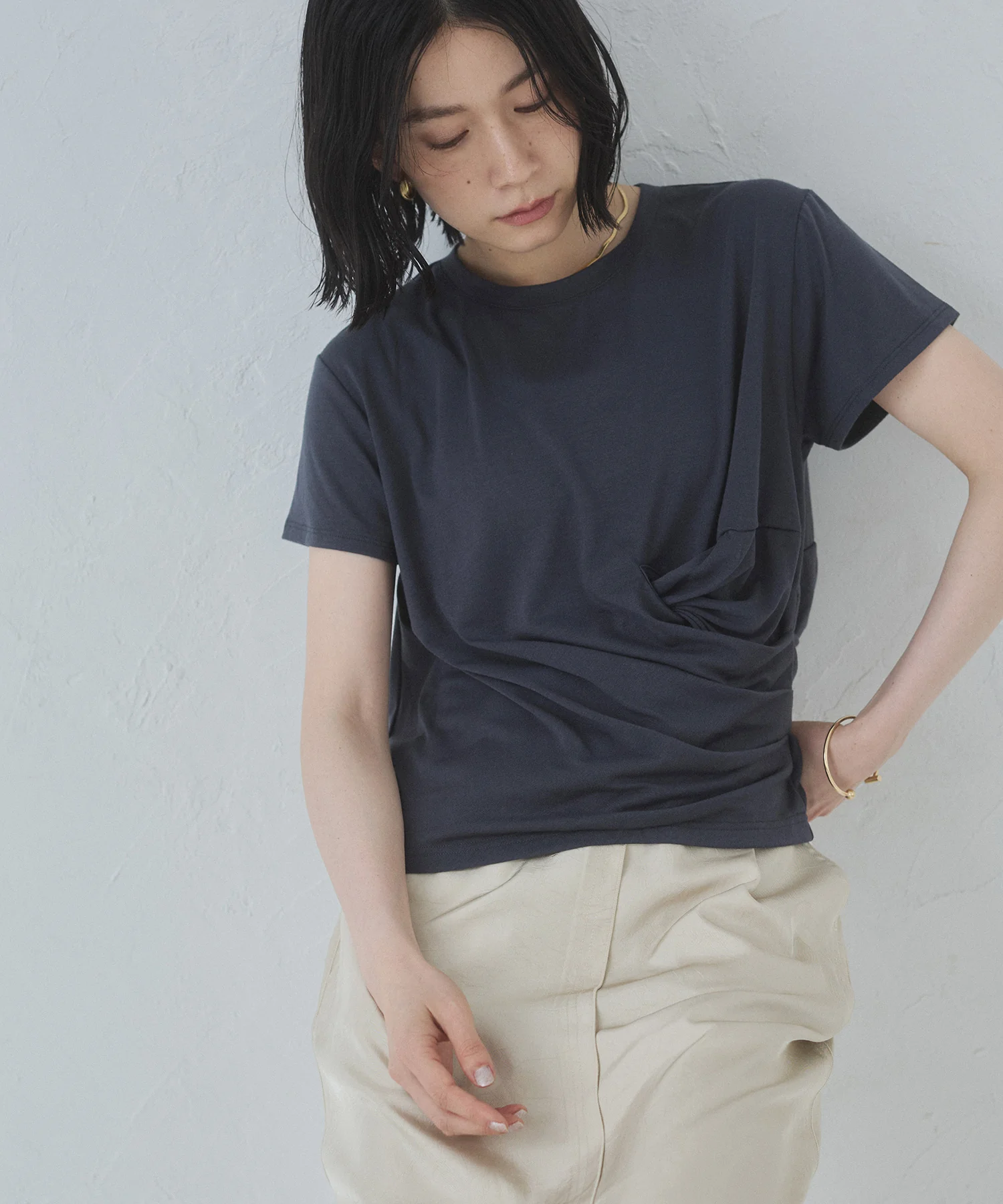 ドレープ デザイントップス