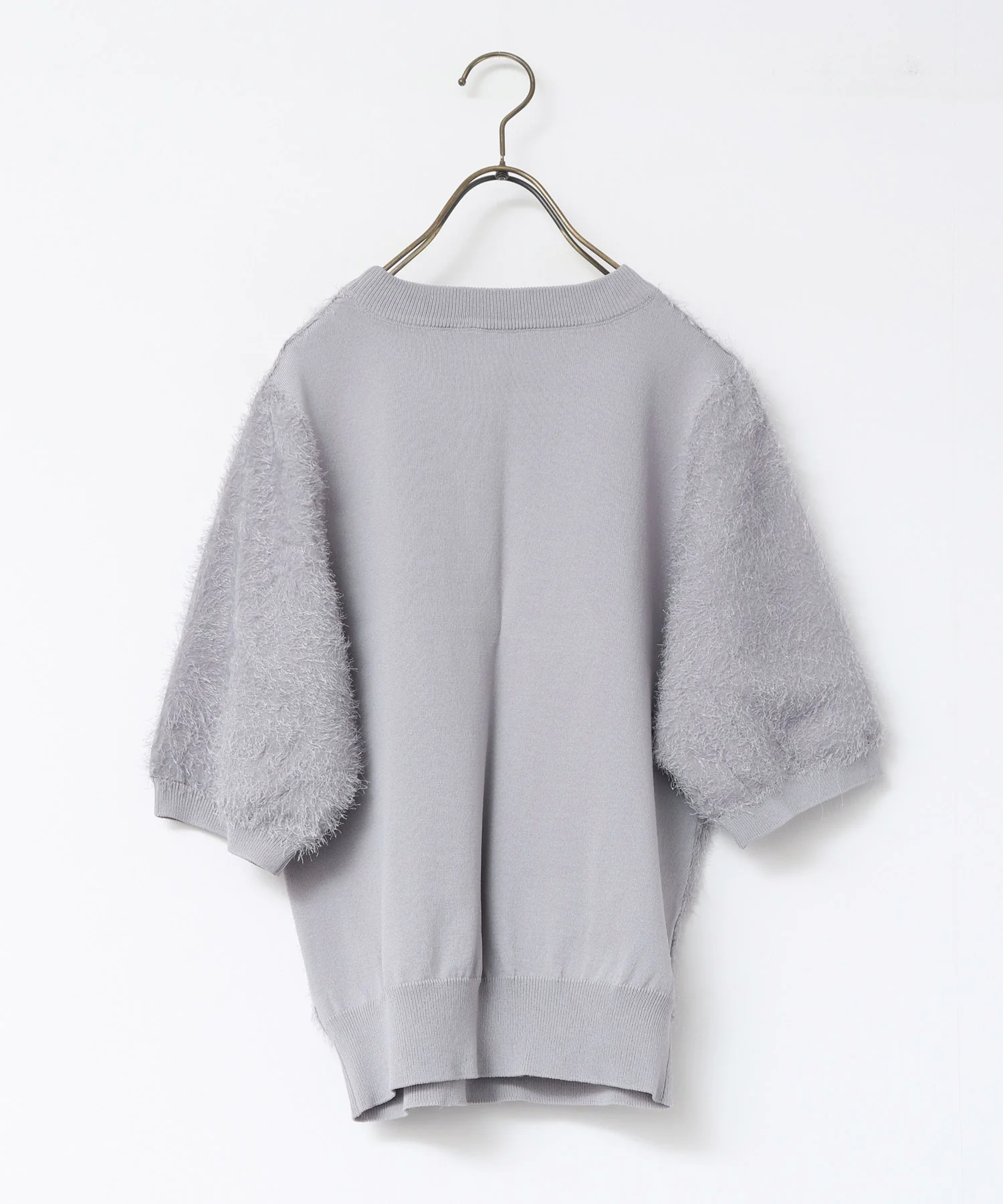 シアージャガード ハーフスリーブニット