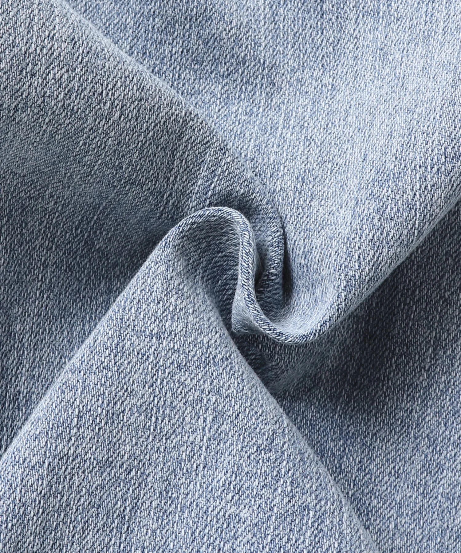 デニム/ツイル ハイウエストワイドパンツ