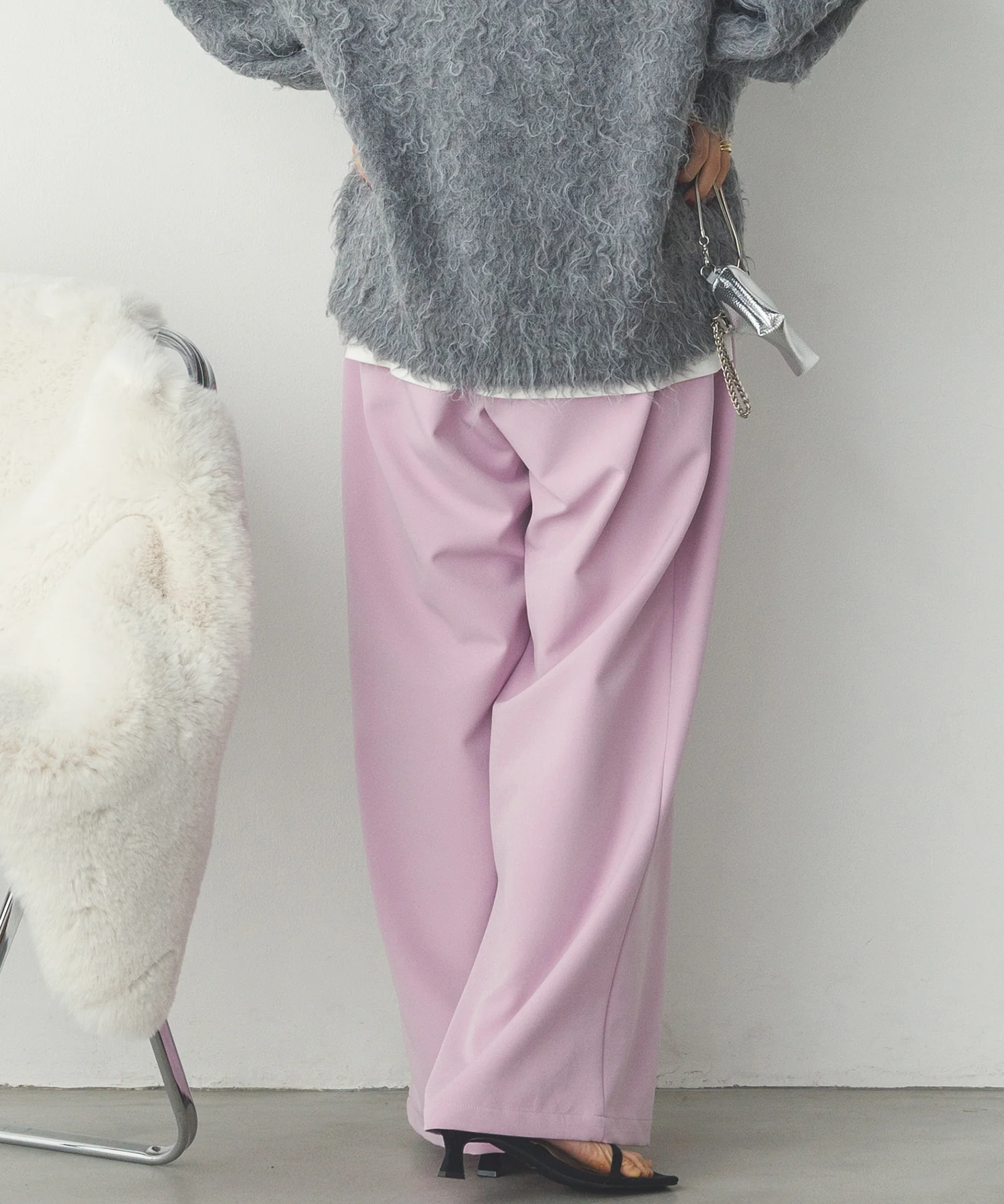 ストレッチワイドパンツ