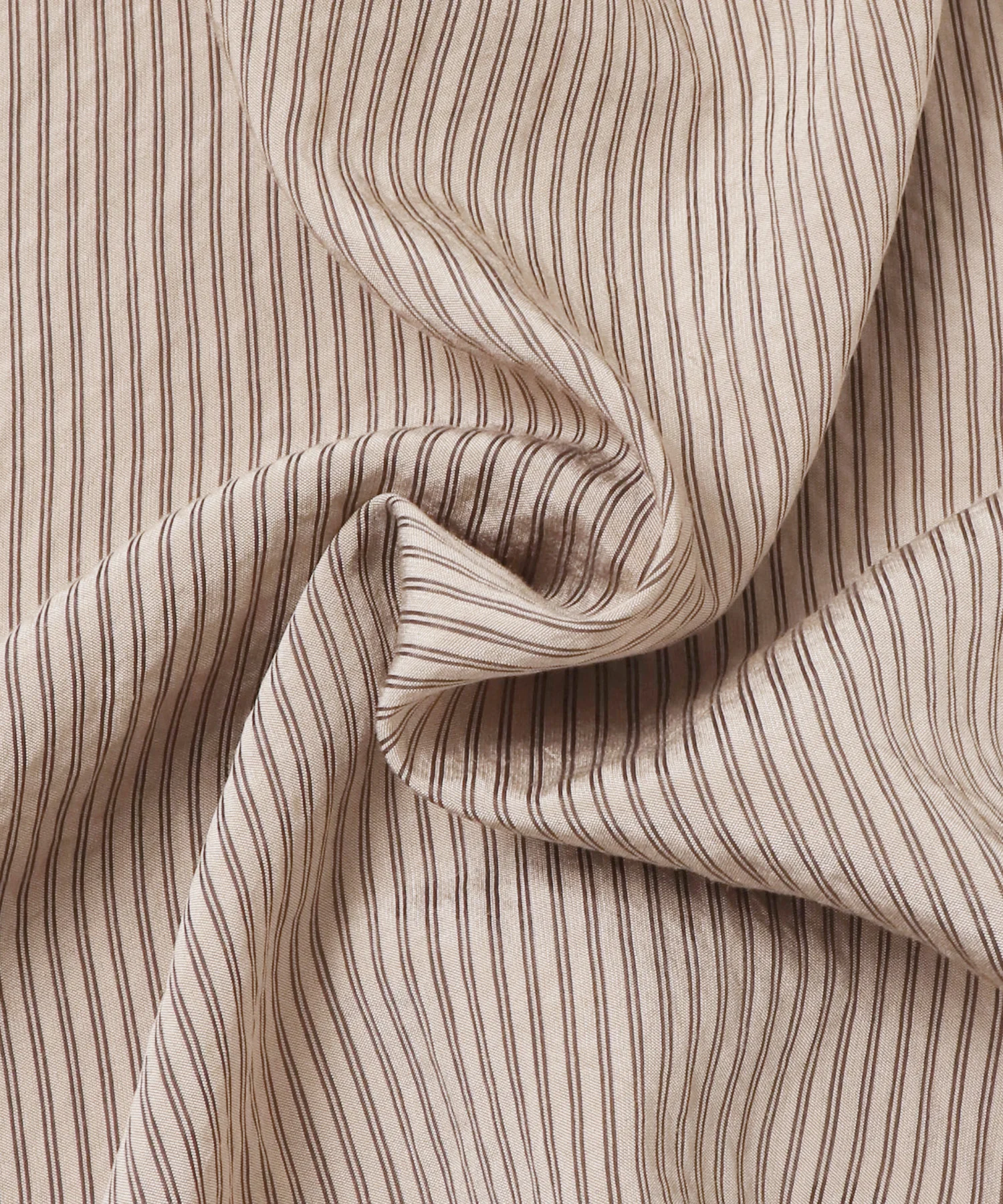 ツヤストライプ オーバーシャツ