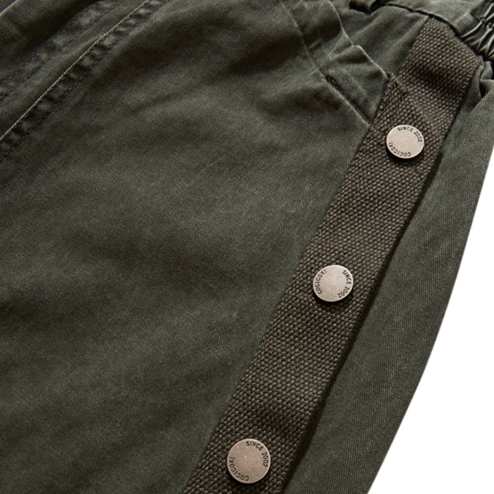 アメカジ　パッチワーク風カーゴパンツ