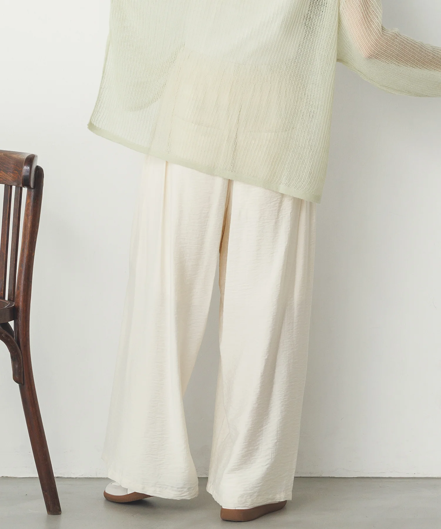 ヴィンテージクロス ワイドパンツ