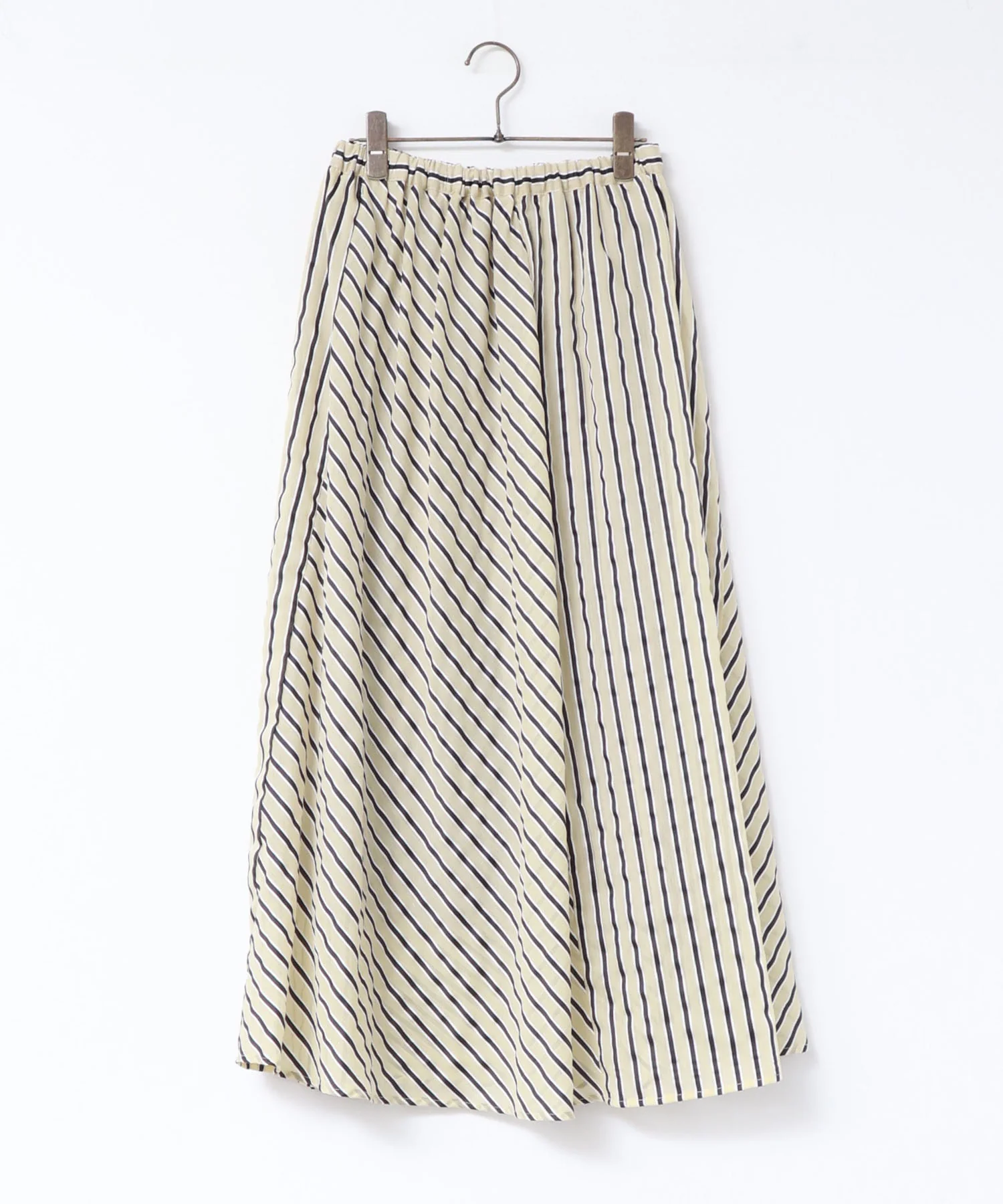 ストライプ切替スカート