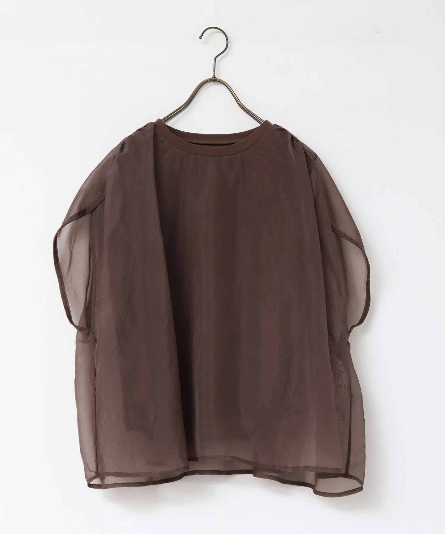 ニュアンス シアーレイヤードトップス