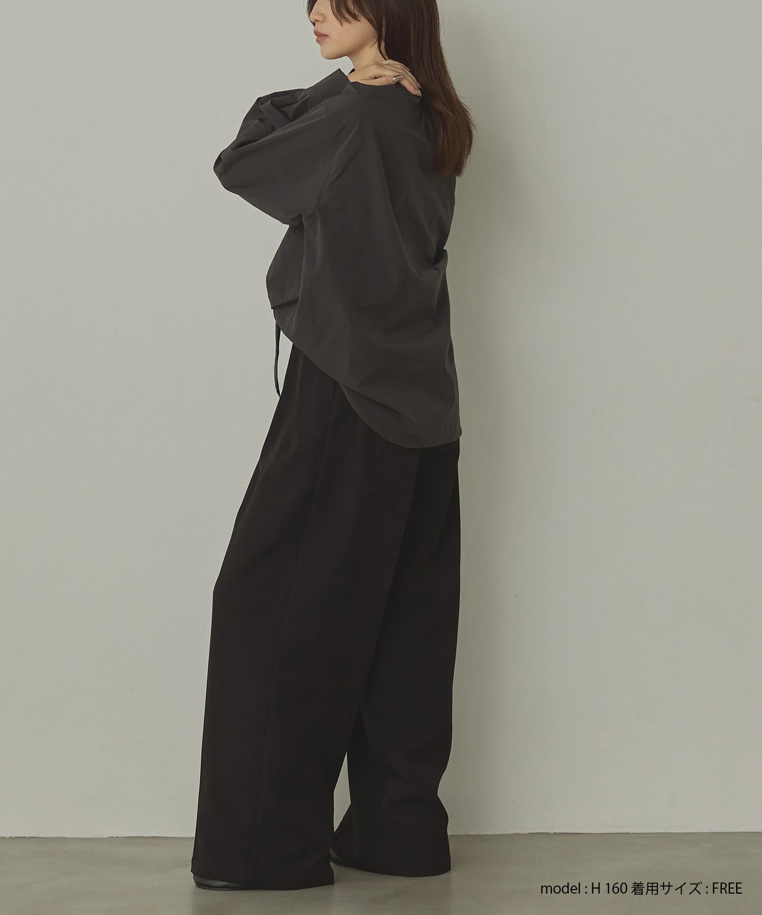 2WAY ボウタイブラウス