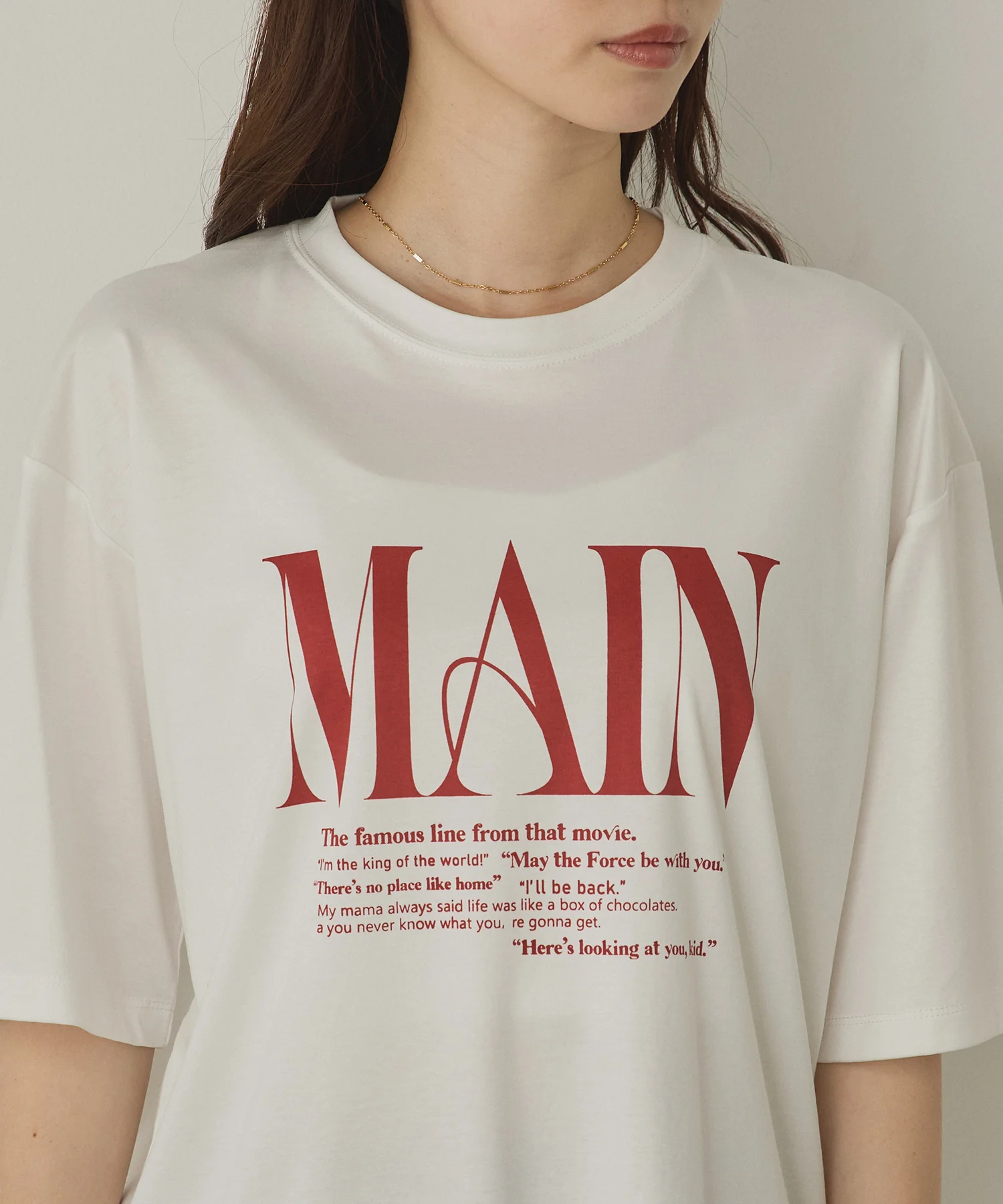 ロゴプリント 半袖T