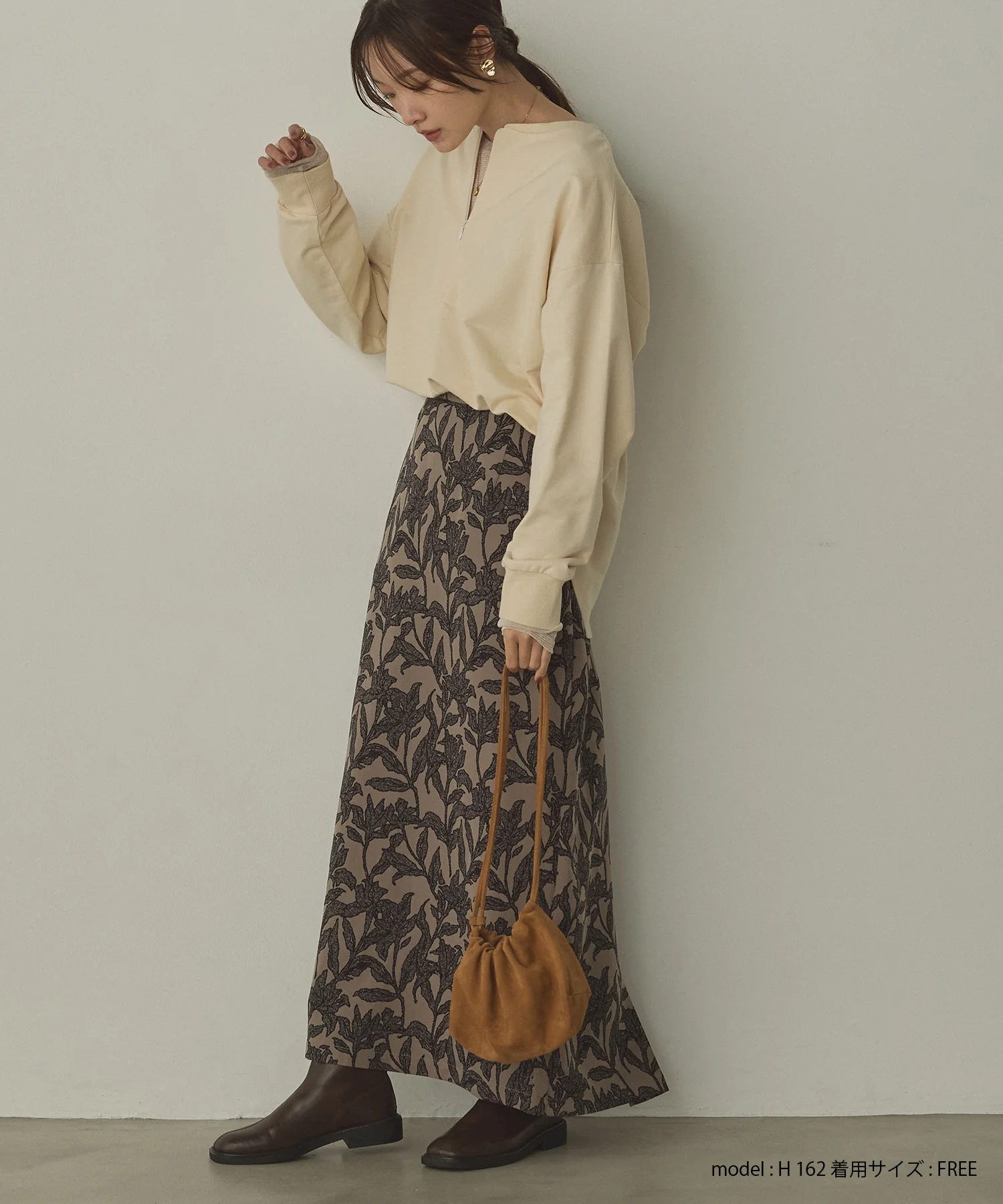 【WEB限定/別注】2WAY ハーフジップスウェット