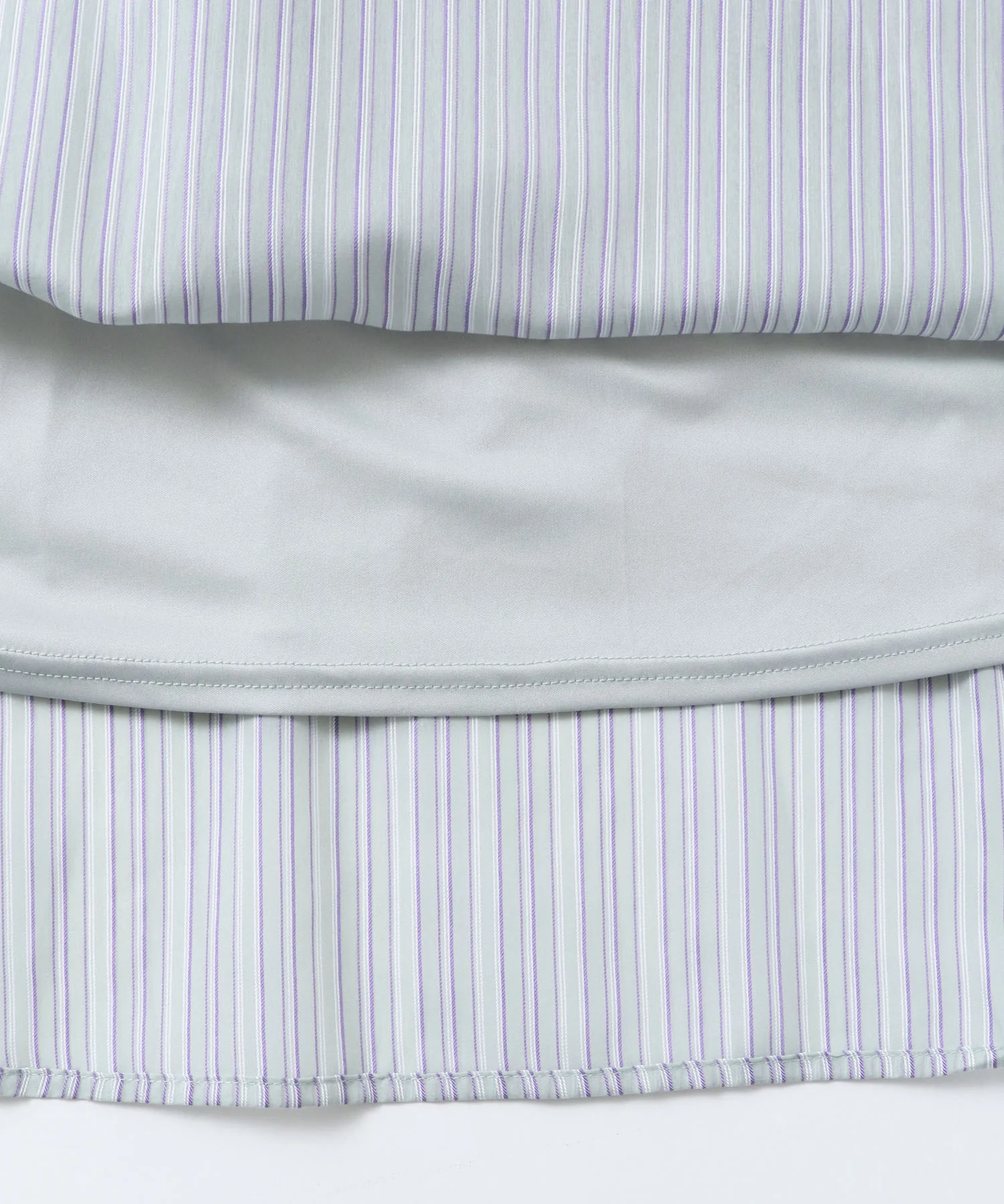 ドビーストライプ シアーフレアスカート