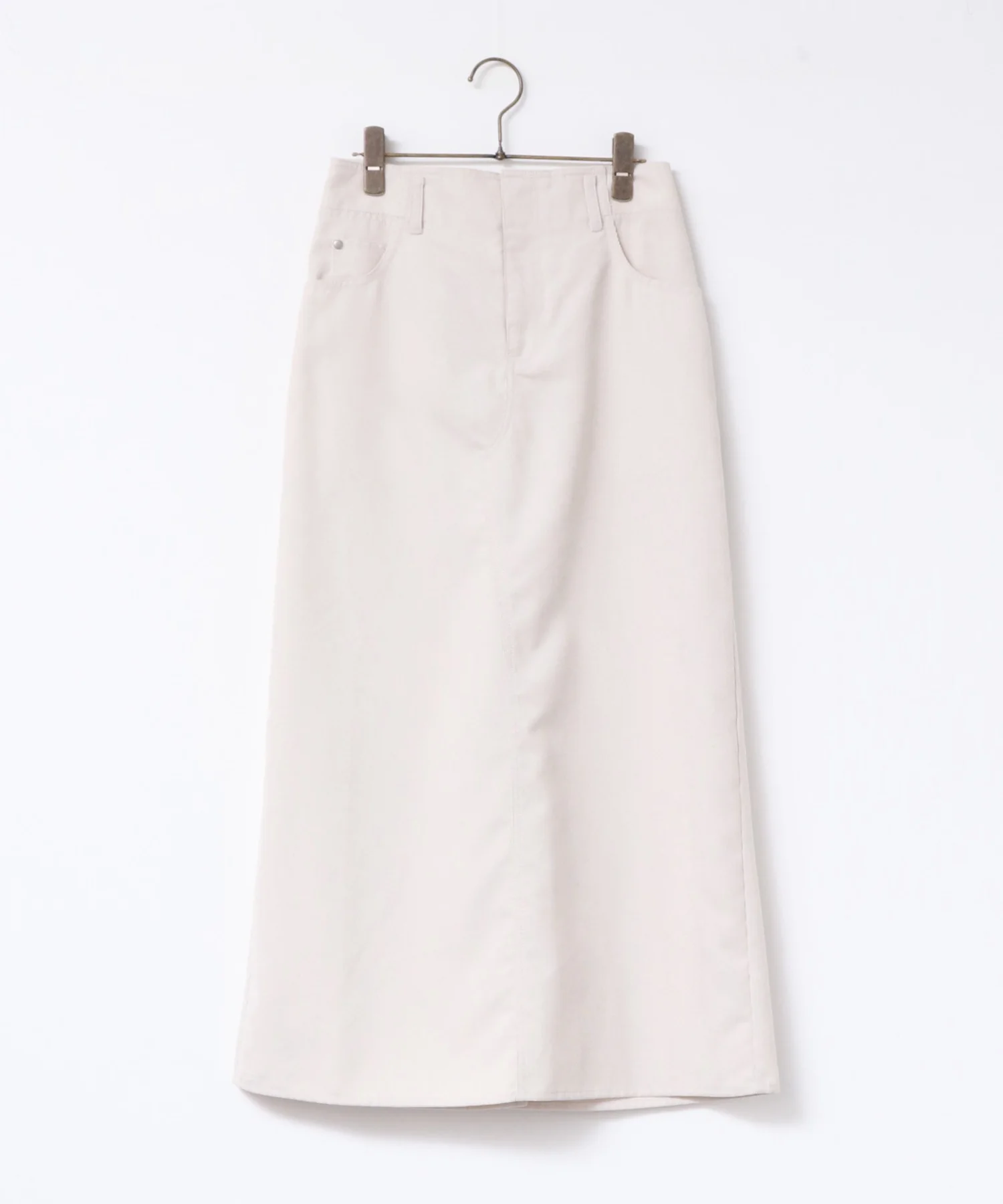 細コールタイトスカート