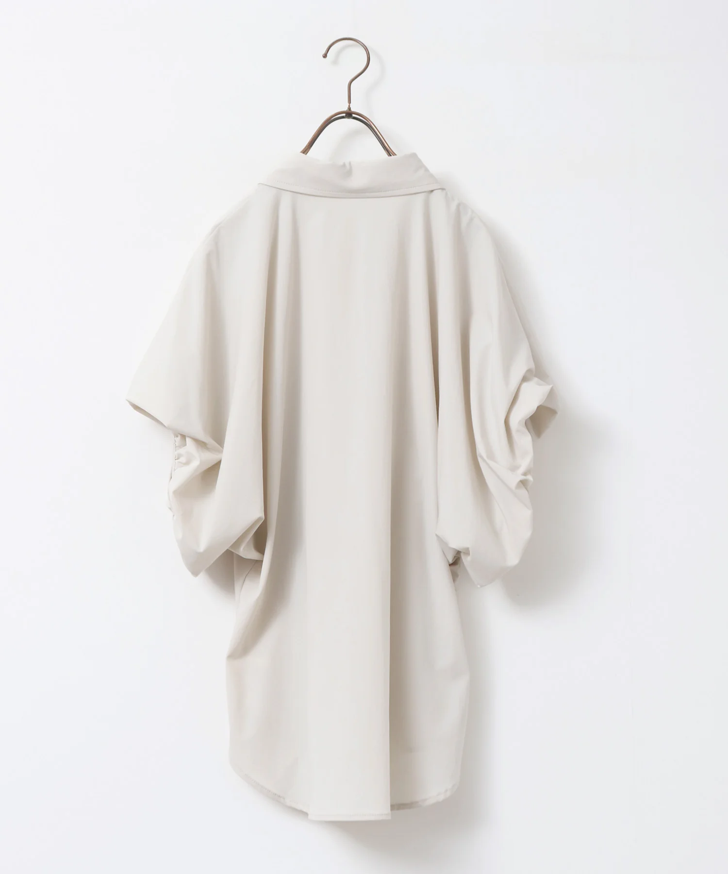 【接触冷感】 パフスリーブシャツ