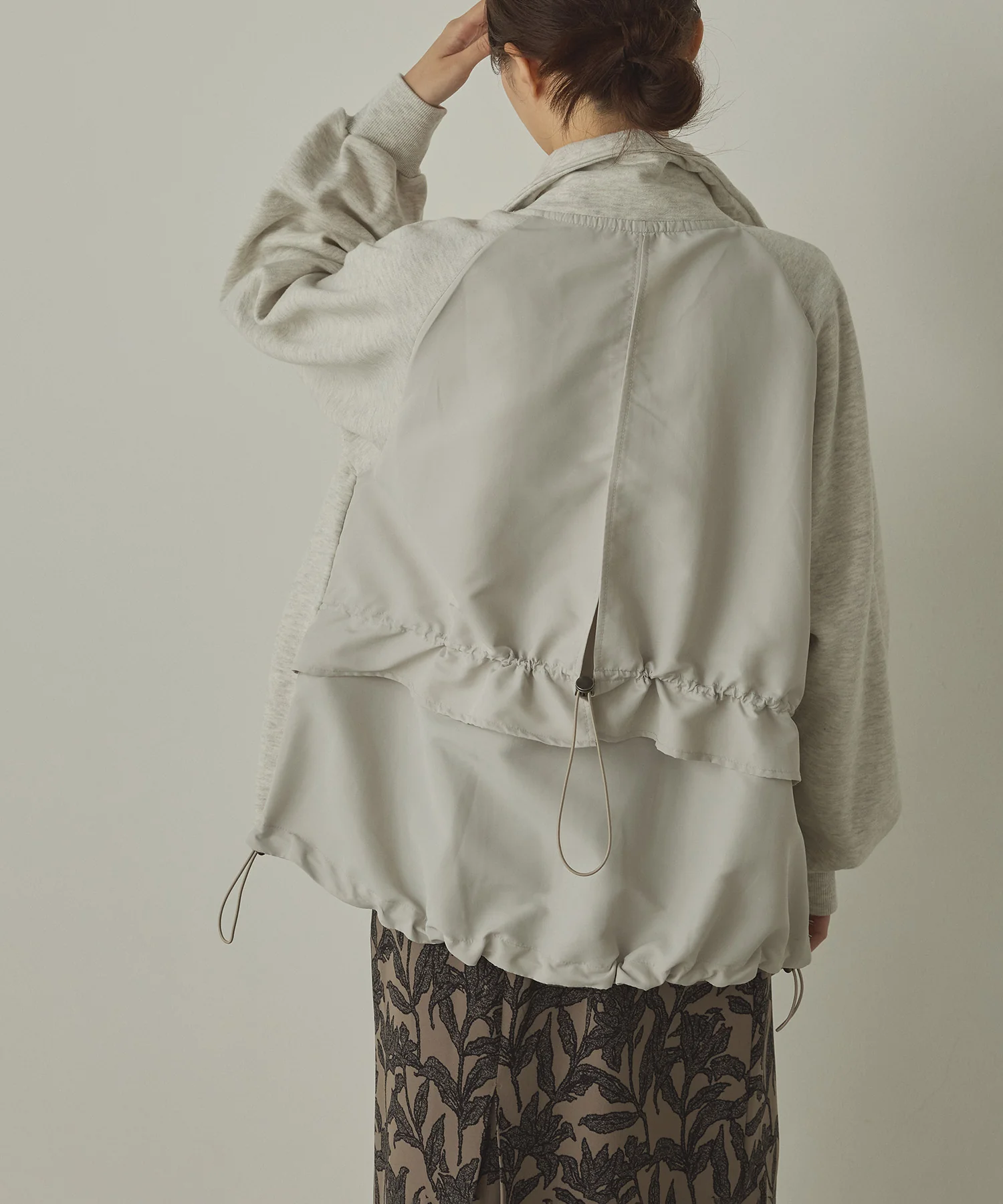 裏起毛 Wジップブルゾン