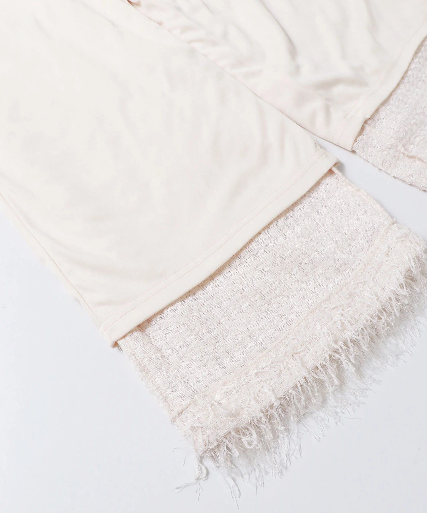 カットジャガード イージーパンツ