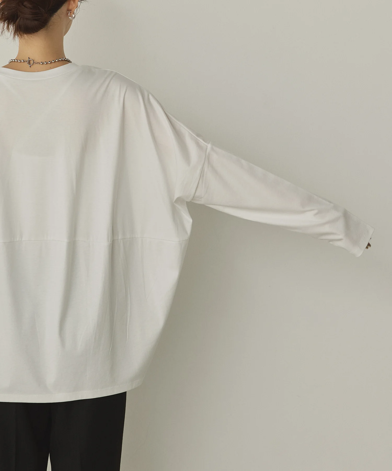 コクーンシルエット ロンT