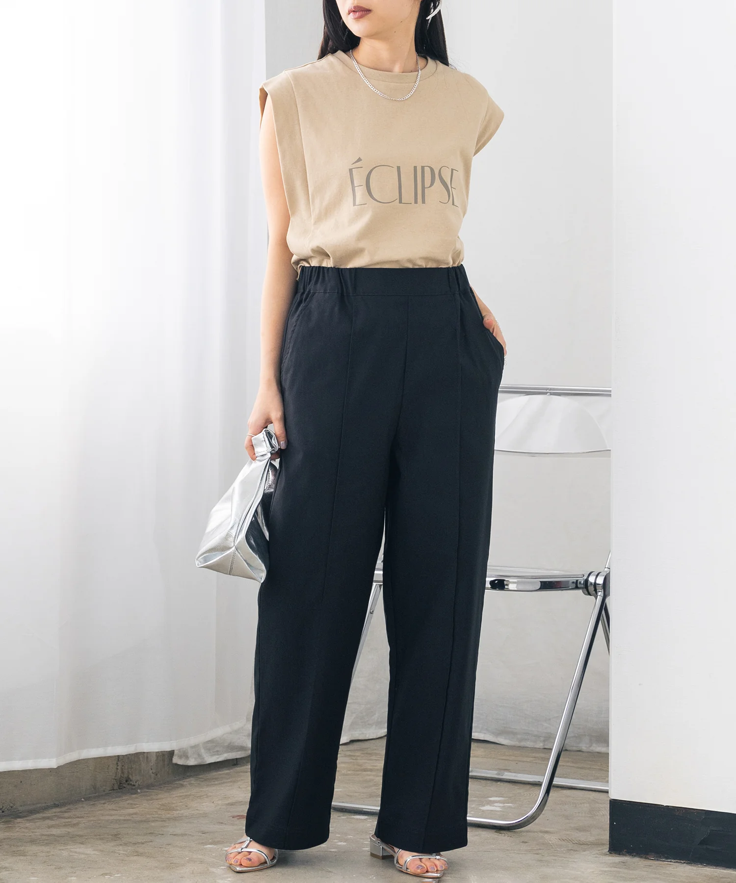 【ストレッチ】バリラクストレートパンツ