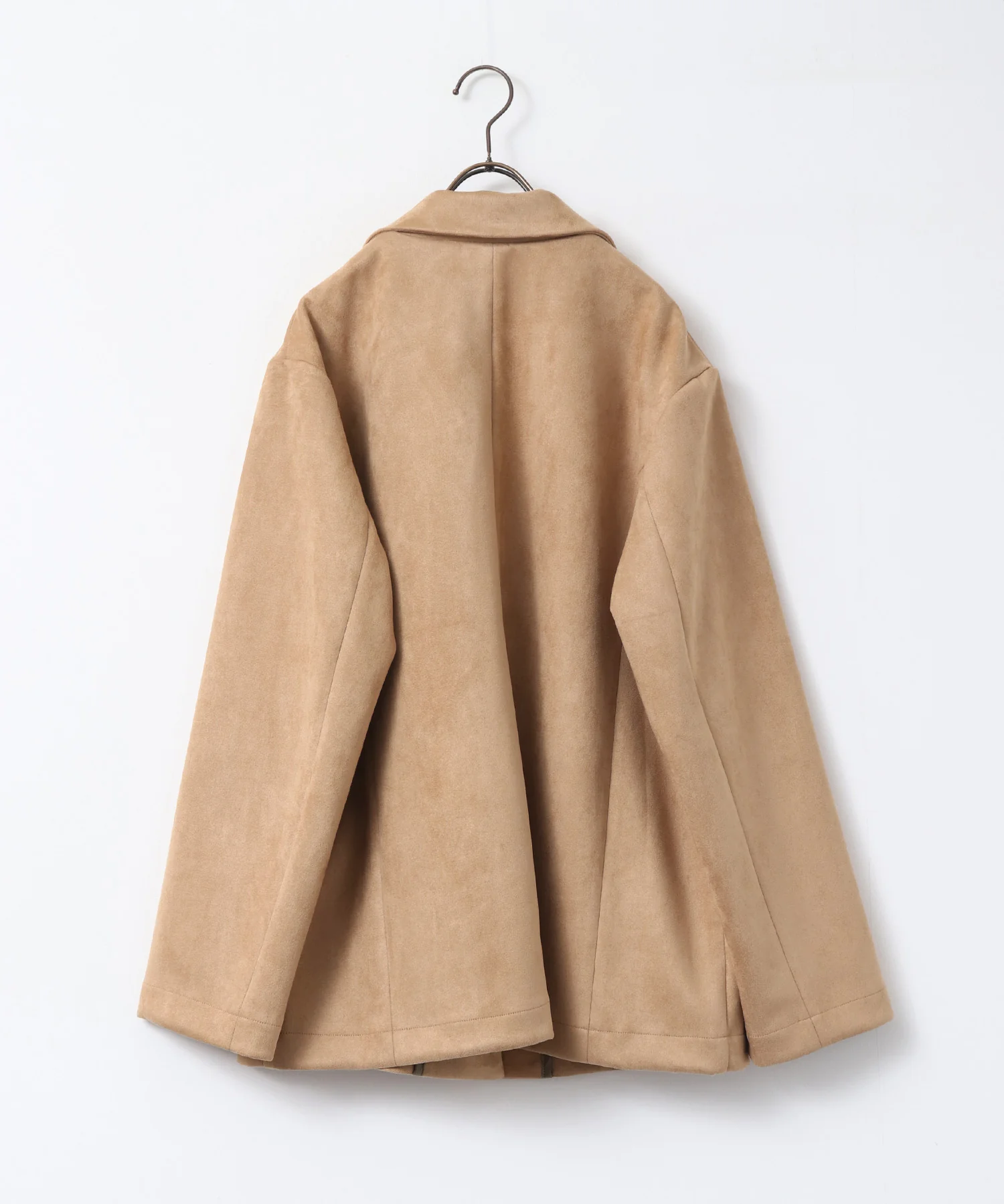 フェイクスウェード テーラードジャケット