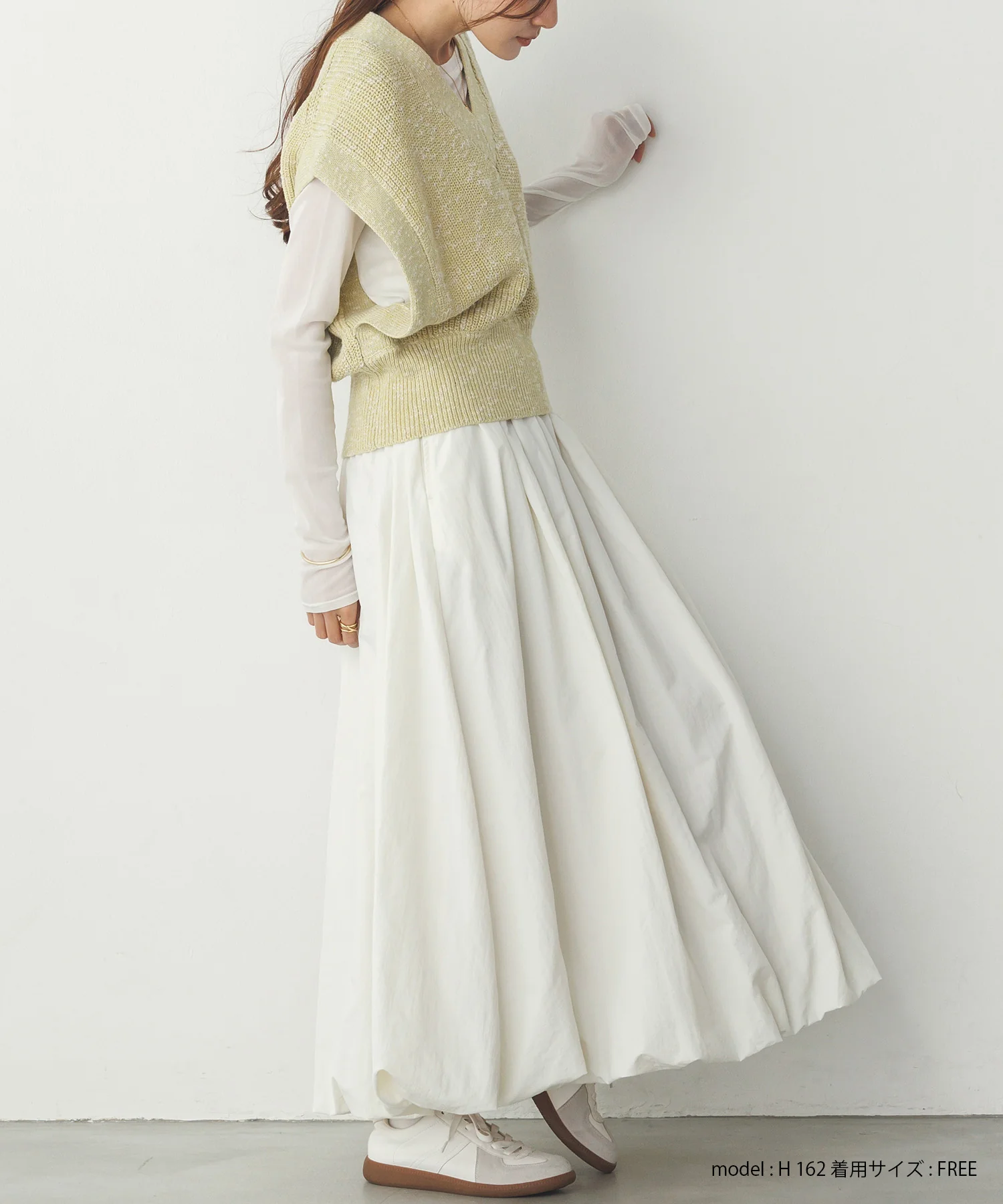 ナイロン バルーンスカート