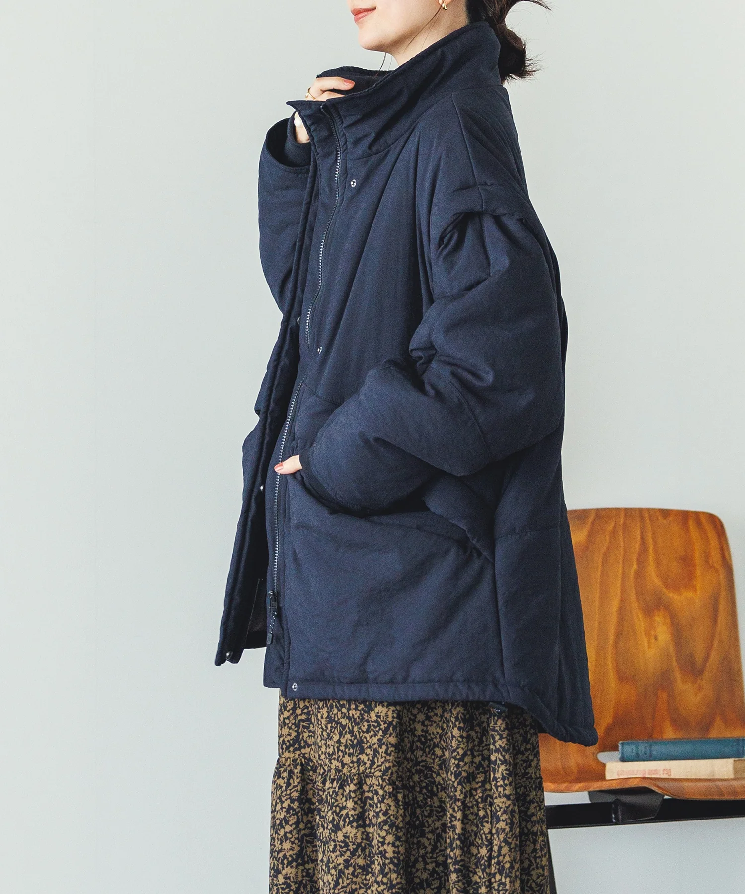 袖取り外しモッズコート