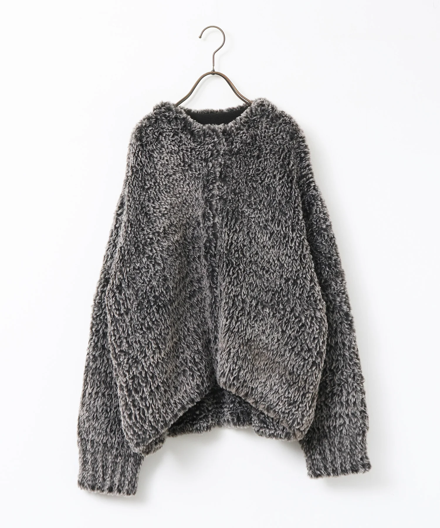 ファー ニットコート