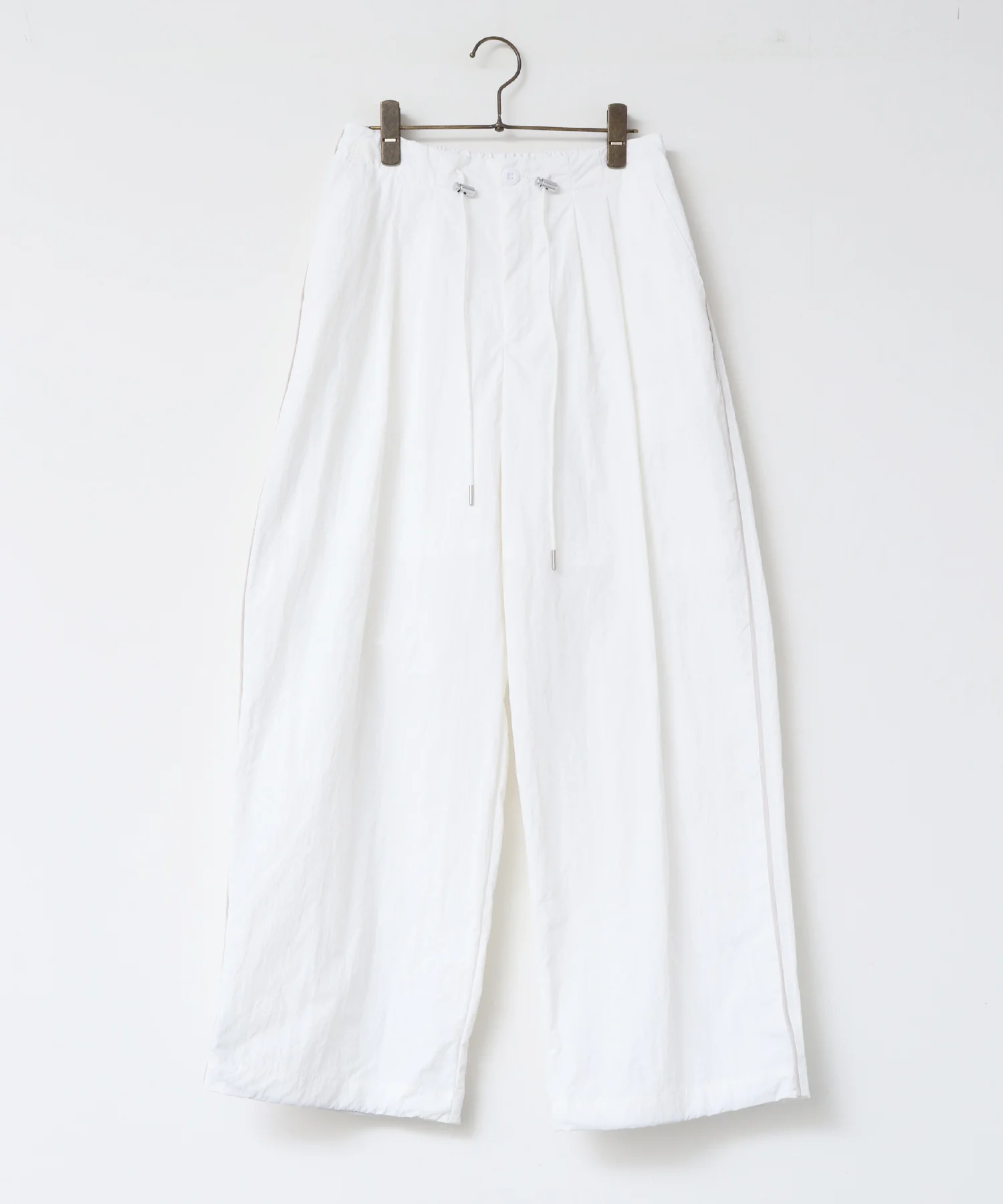 【撥水加工】グログラン タックパンツ