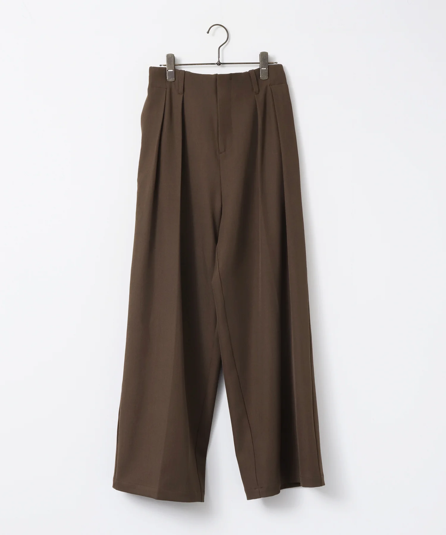 ポリツイル タックパンツ